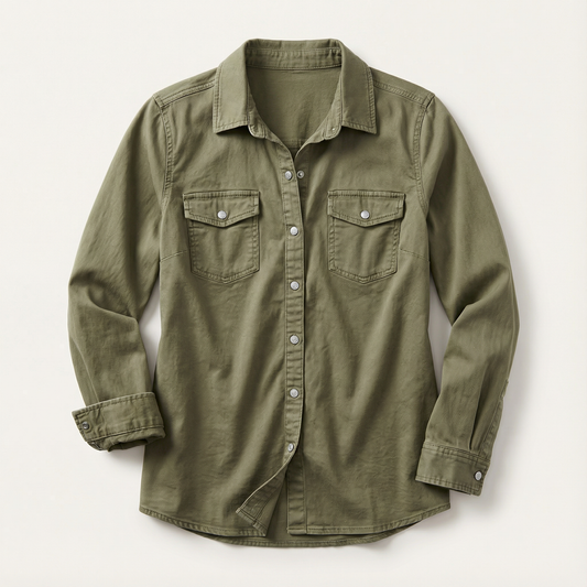 Women’s Shirt Jacket – Button Front