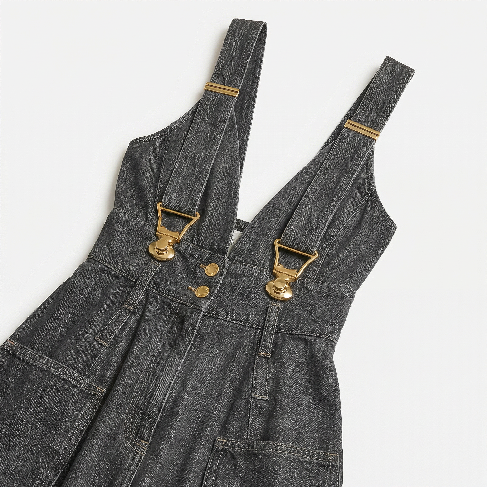 Women’s Sleeveless Jumpsuit – Adjustable Shoulder Straps