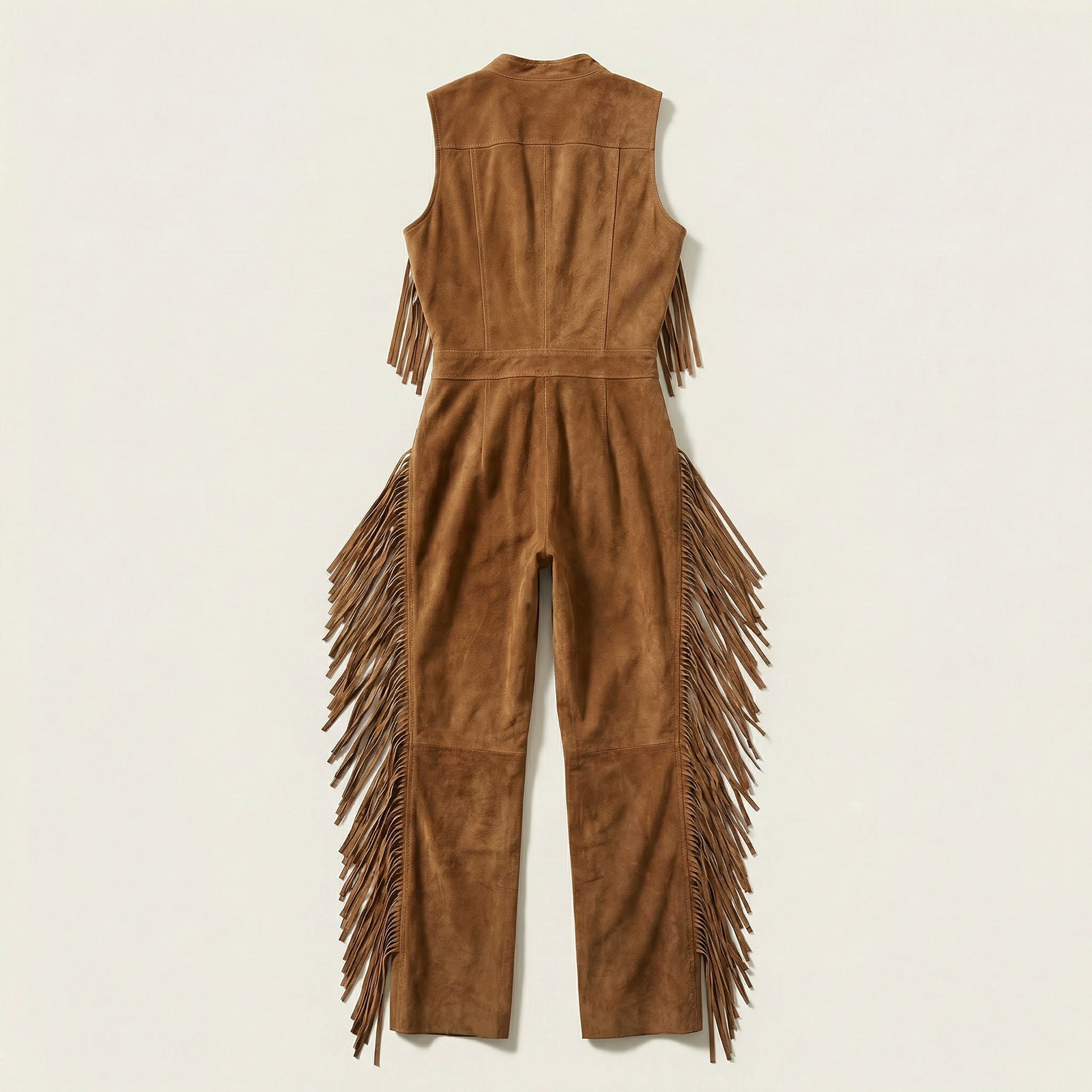 Women’s Sleeveless Jumpsuit – Zip Front