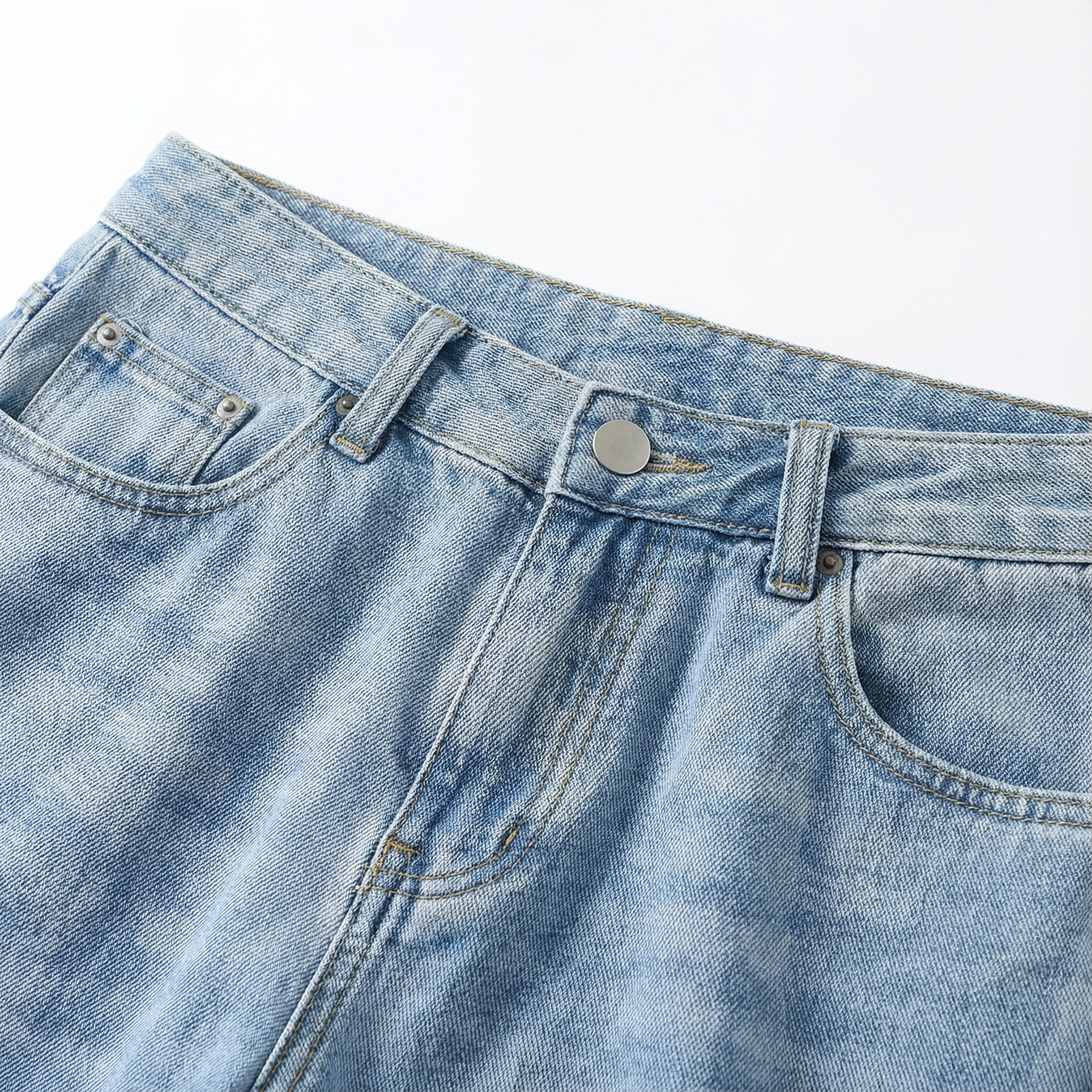 Women’s Straight-Leg Jeans – Low-Rise Waist, Classic Five-Pocket Style