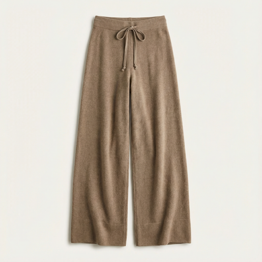 Women’s Wide-Leg Pants – Drawstring Waist, Full Length