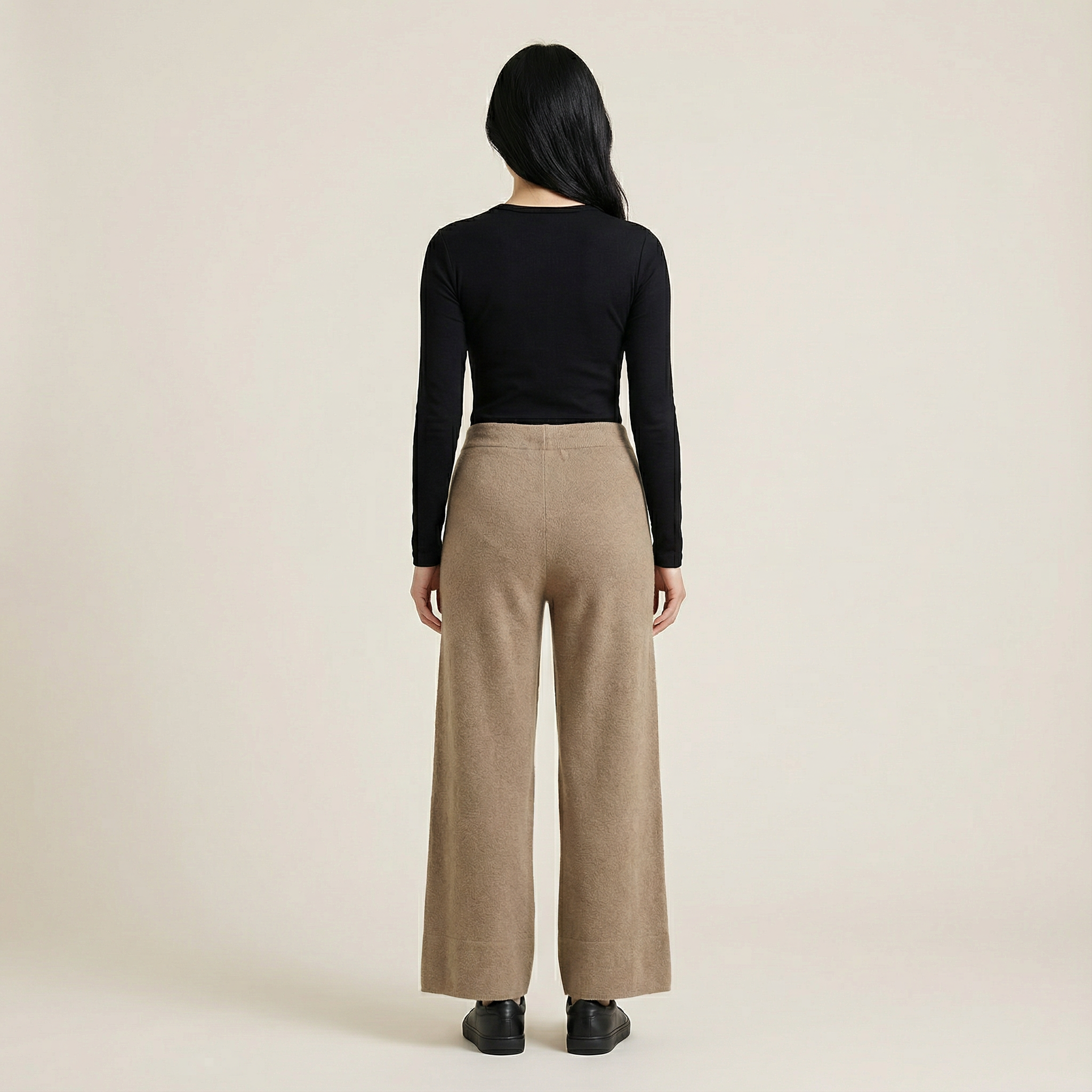 Women’s Wide-Leg Pants – Drawstring Waist, Full Length