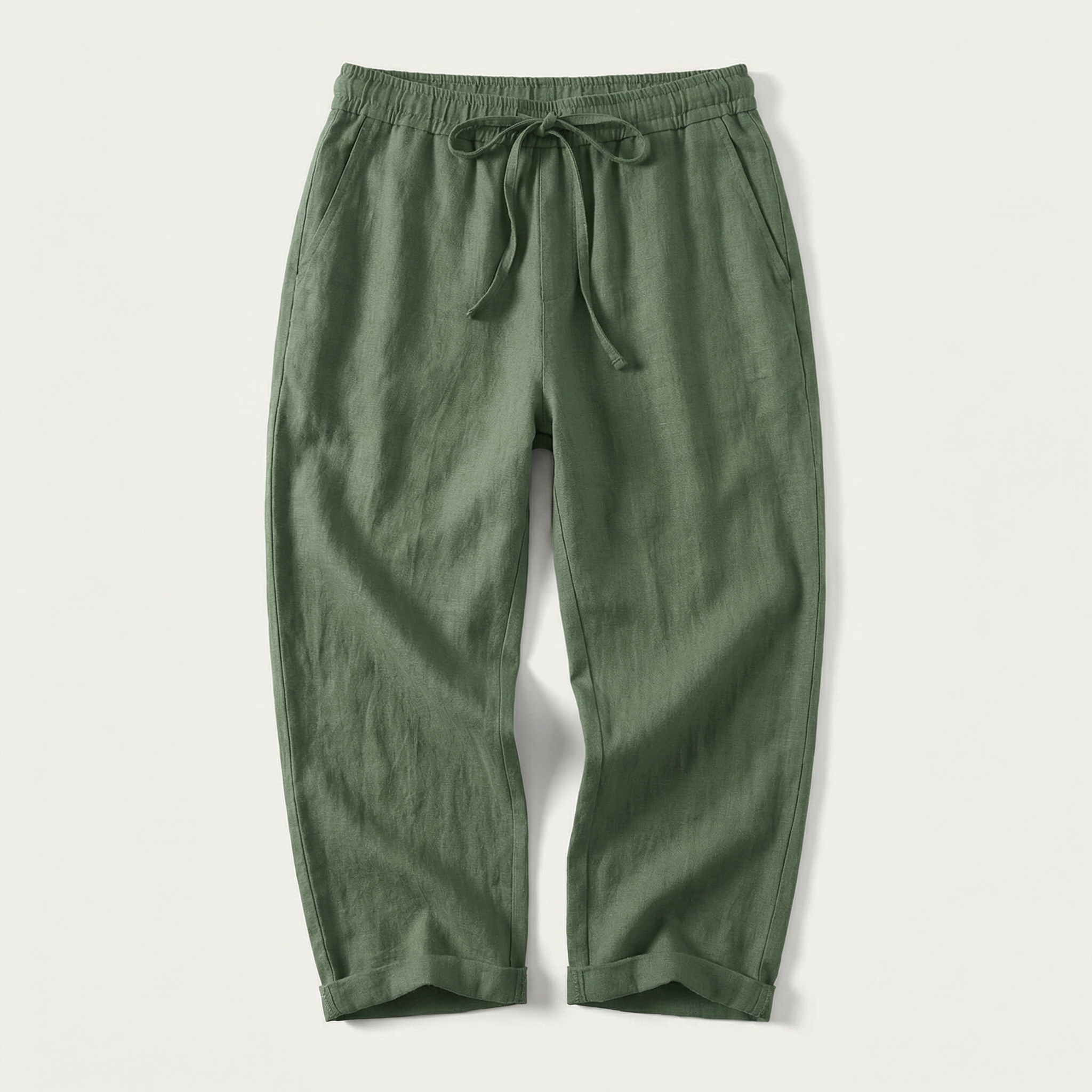 Women’s Casual Crop Pants – Pull-On Style