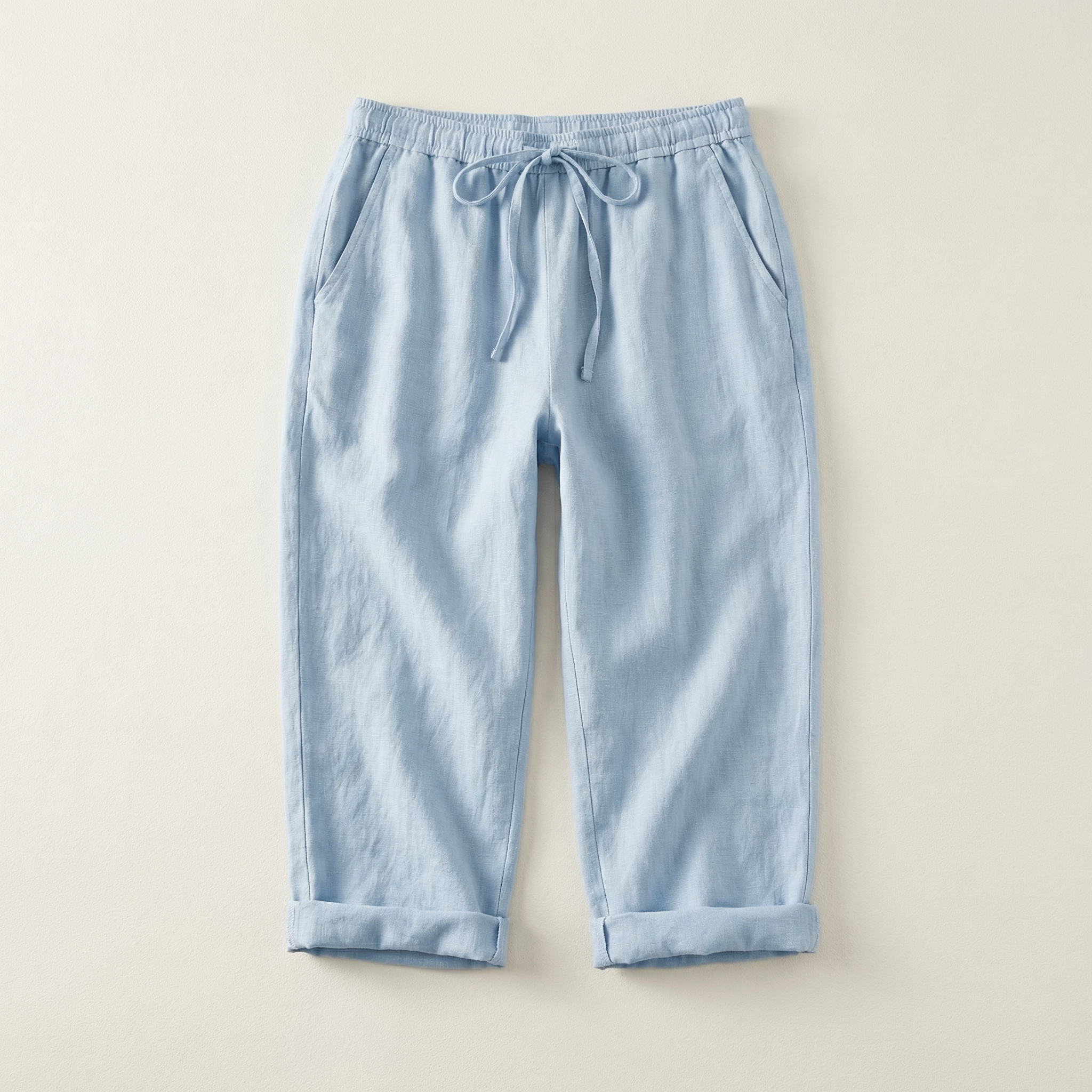 Women’s Casual Crop Pants – Pull-On Style