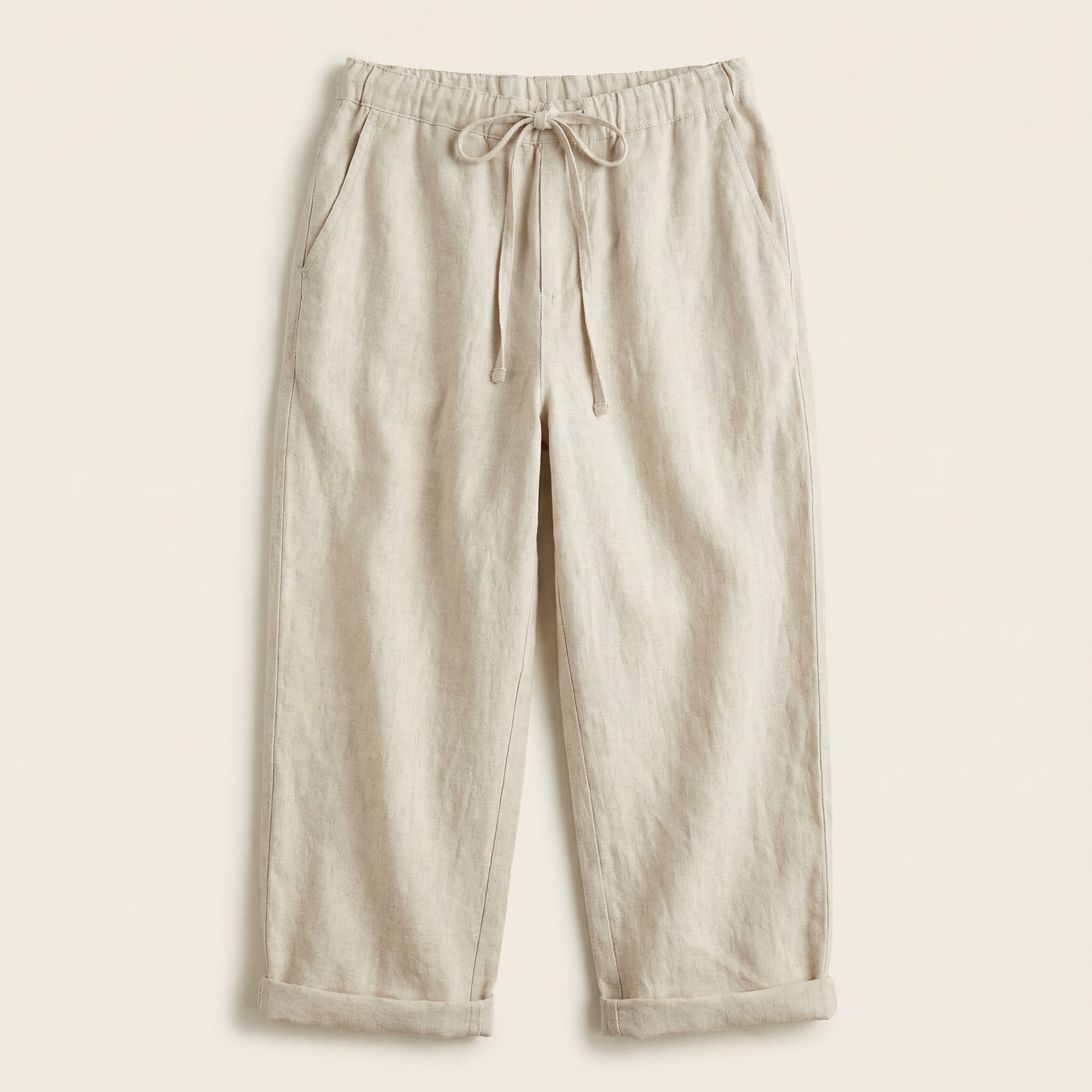 Women’s Casual Crop Pants – Pull-On Style