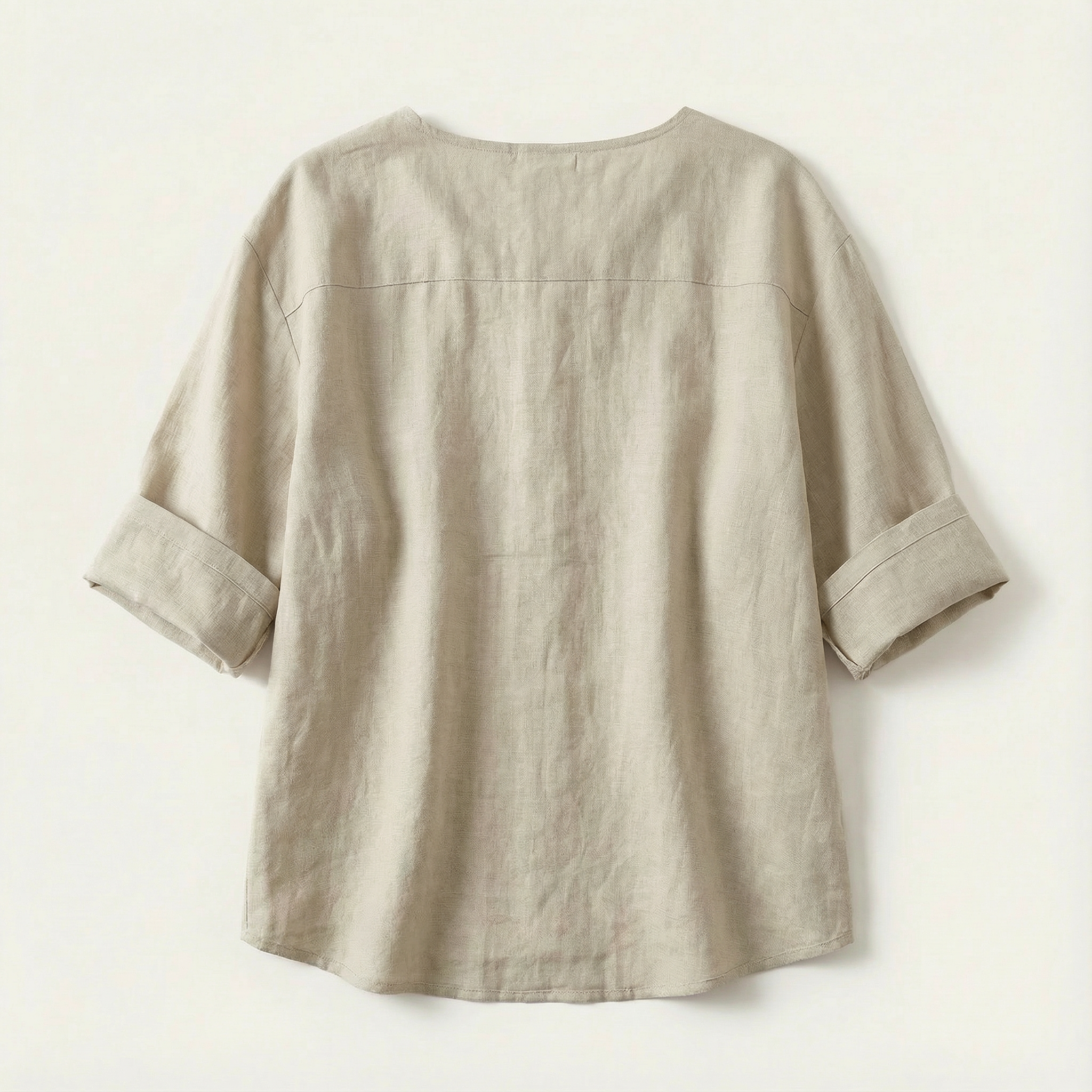 Women’s Casual V-Neck Blouse – Relaxed Modern Fit