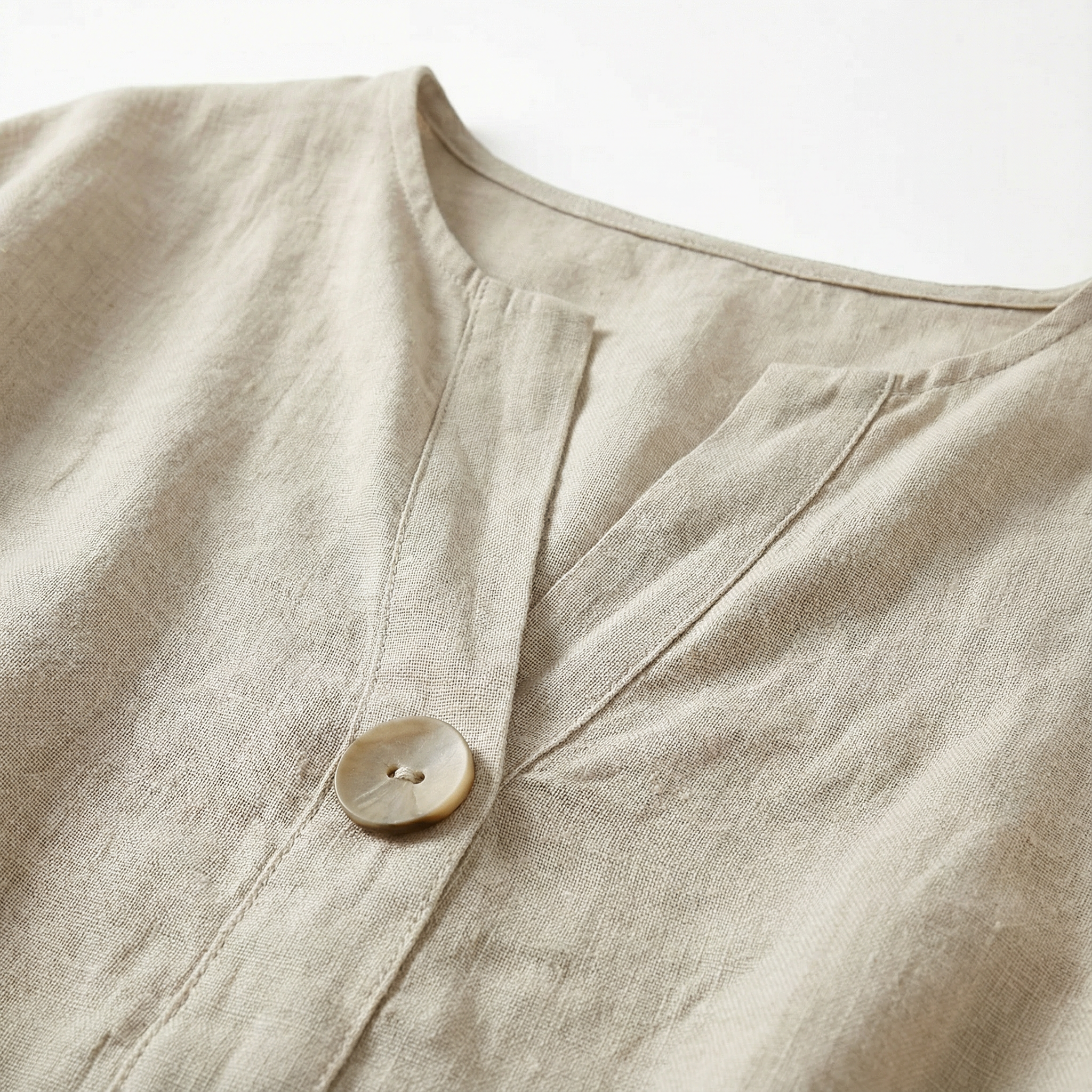 Women’s Casual V-Neck Blouse – Relaxed Modern Fit