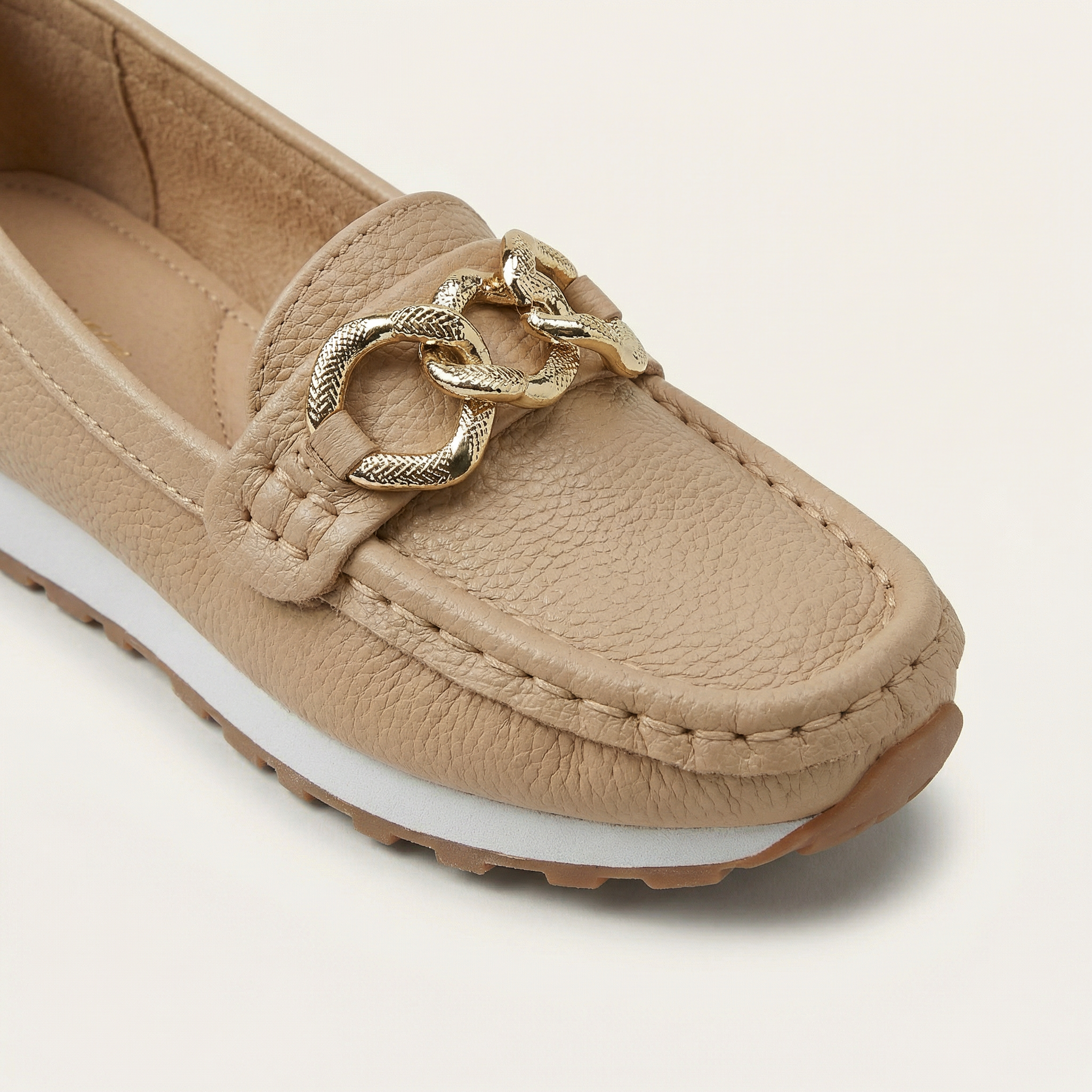 Women’s Flat Loafers – Buckle Detail Design