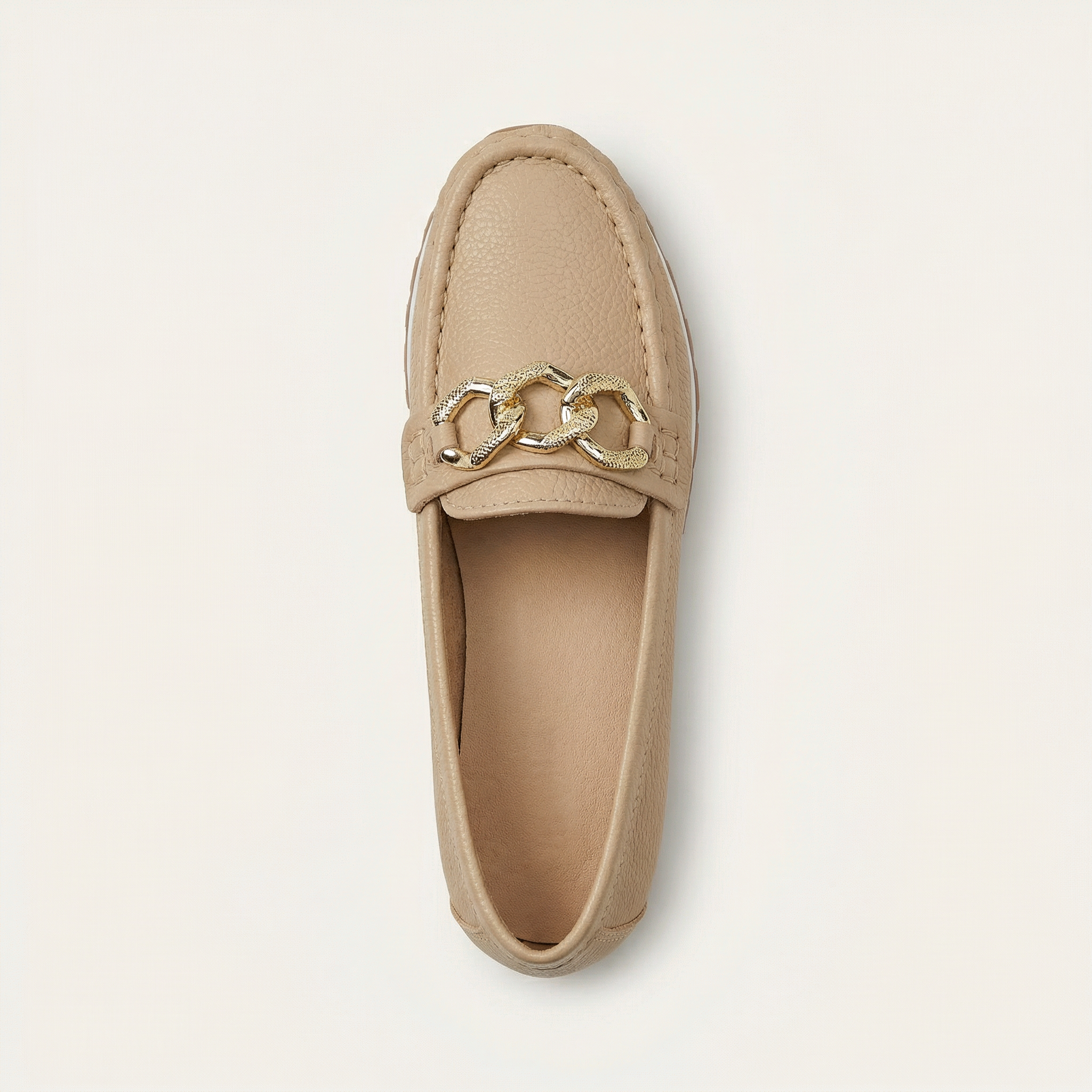 Women’s Flat Loafers – Buckle Detail Design