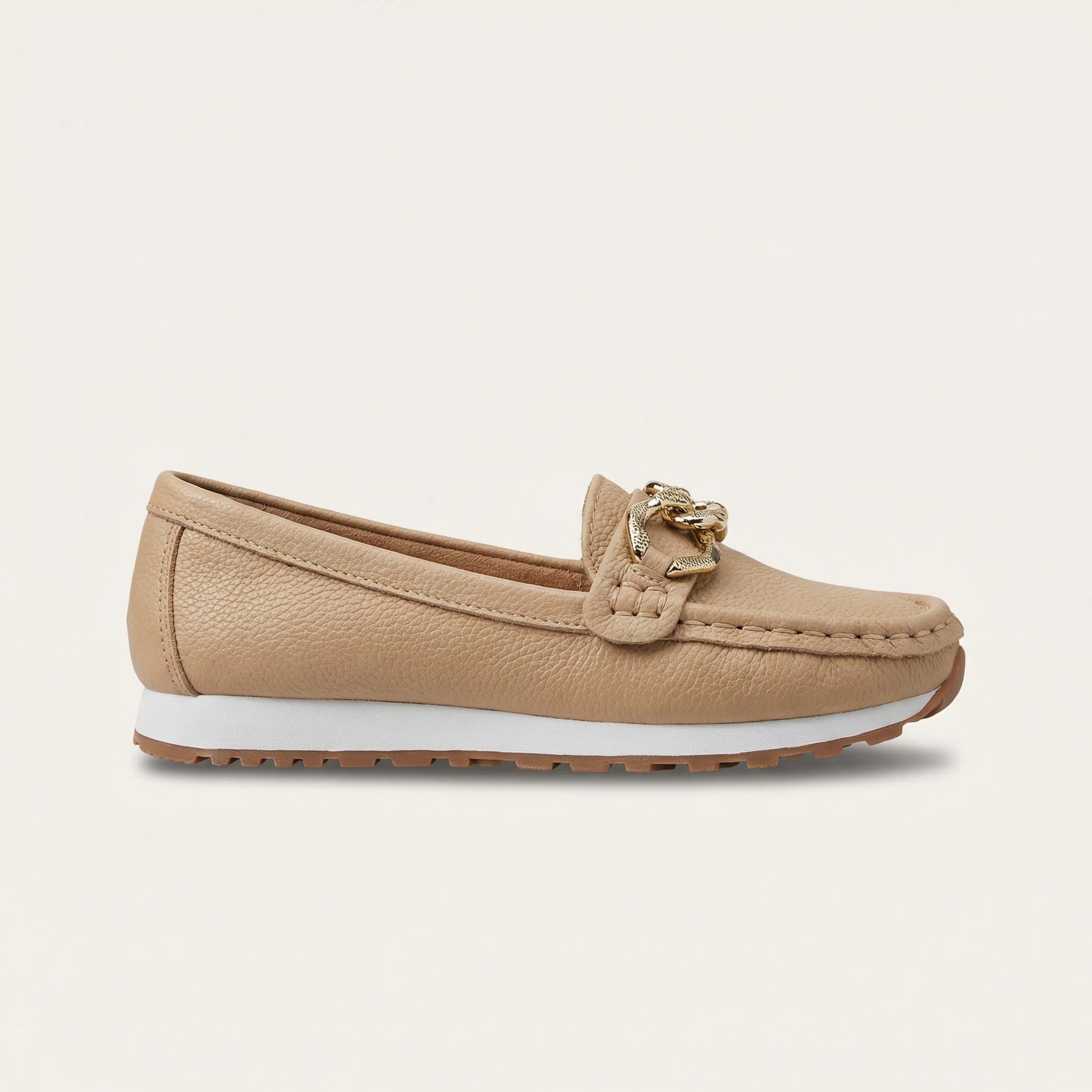 Women’s Flat Loafers – Buckle Detail Design