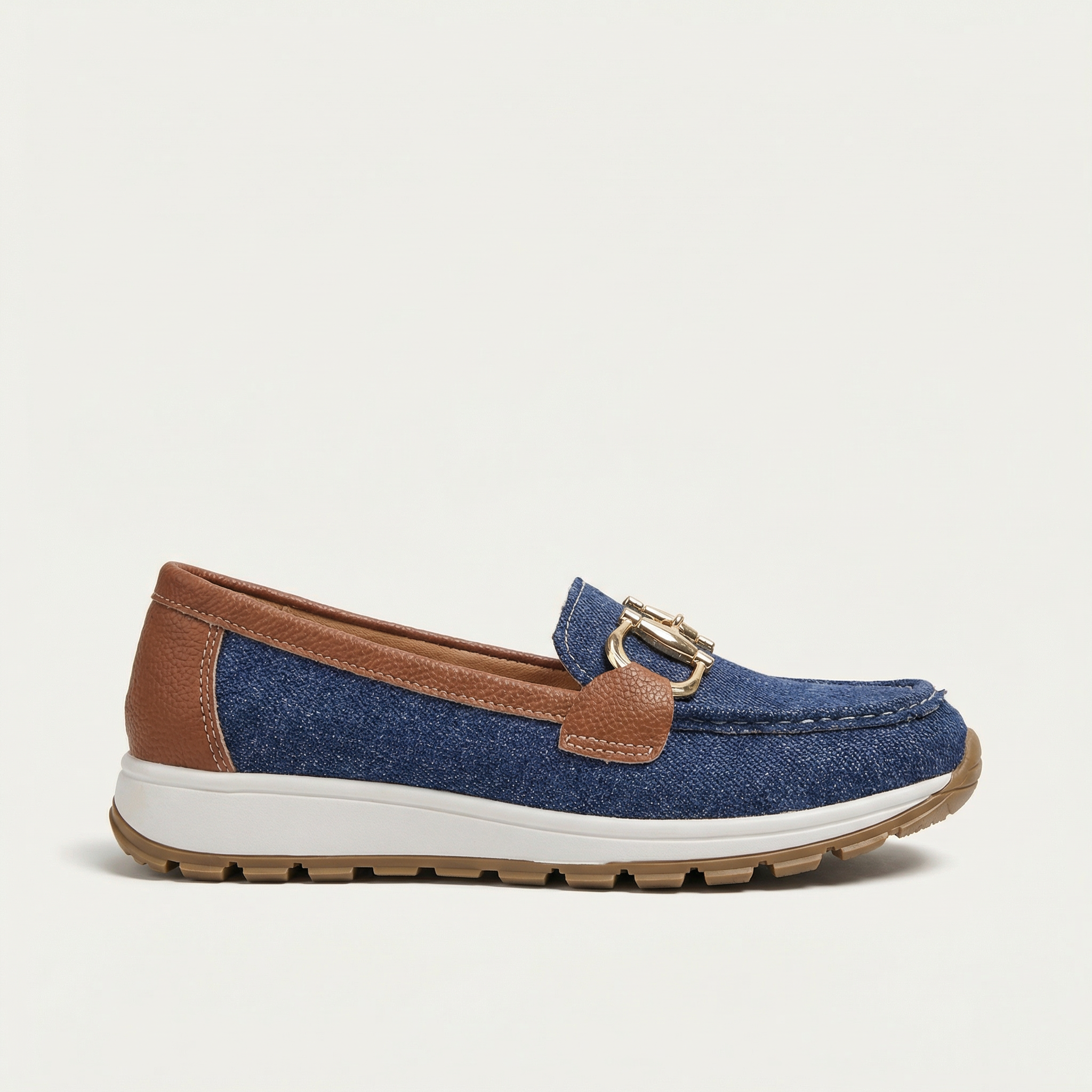 Women’s Flat Loafers – Buckle Detail Design