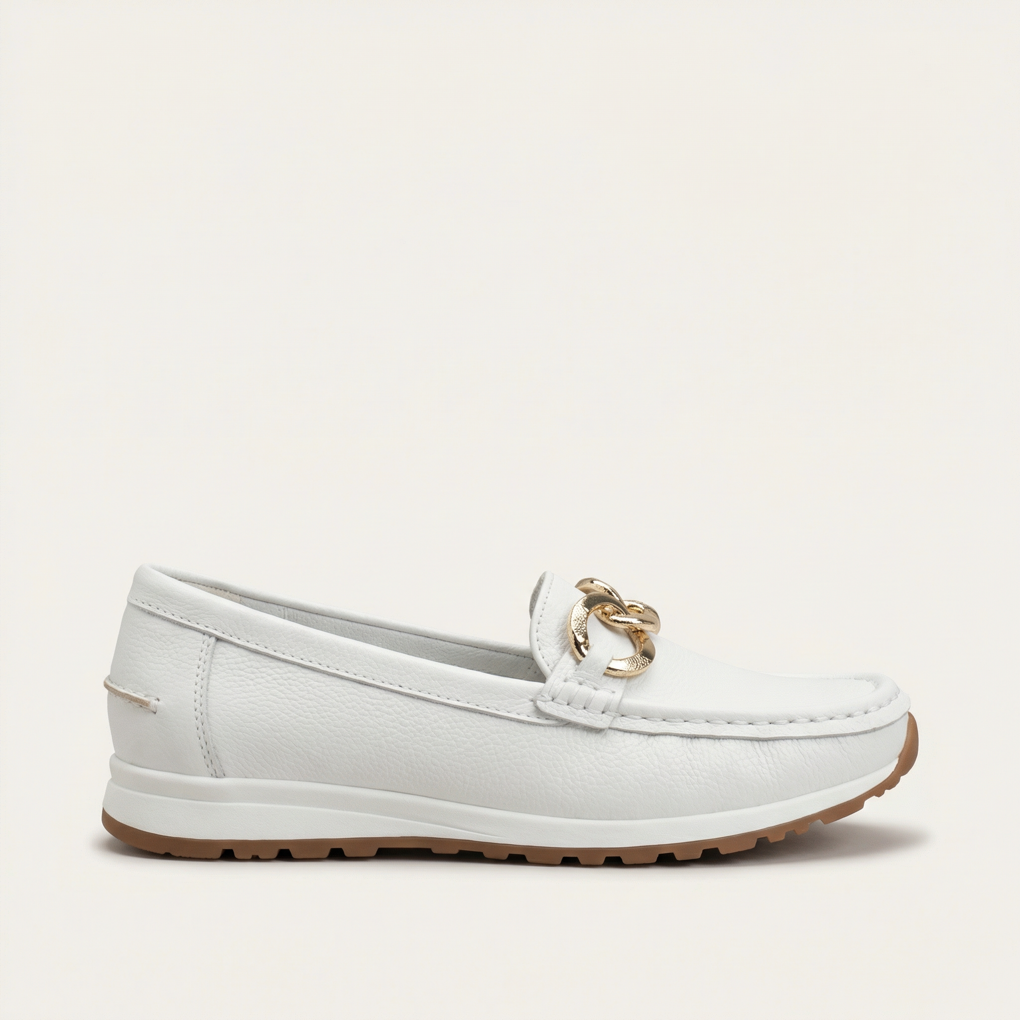 Women’s Flat Loafers – Buckle Detail Design