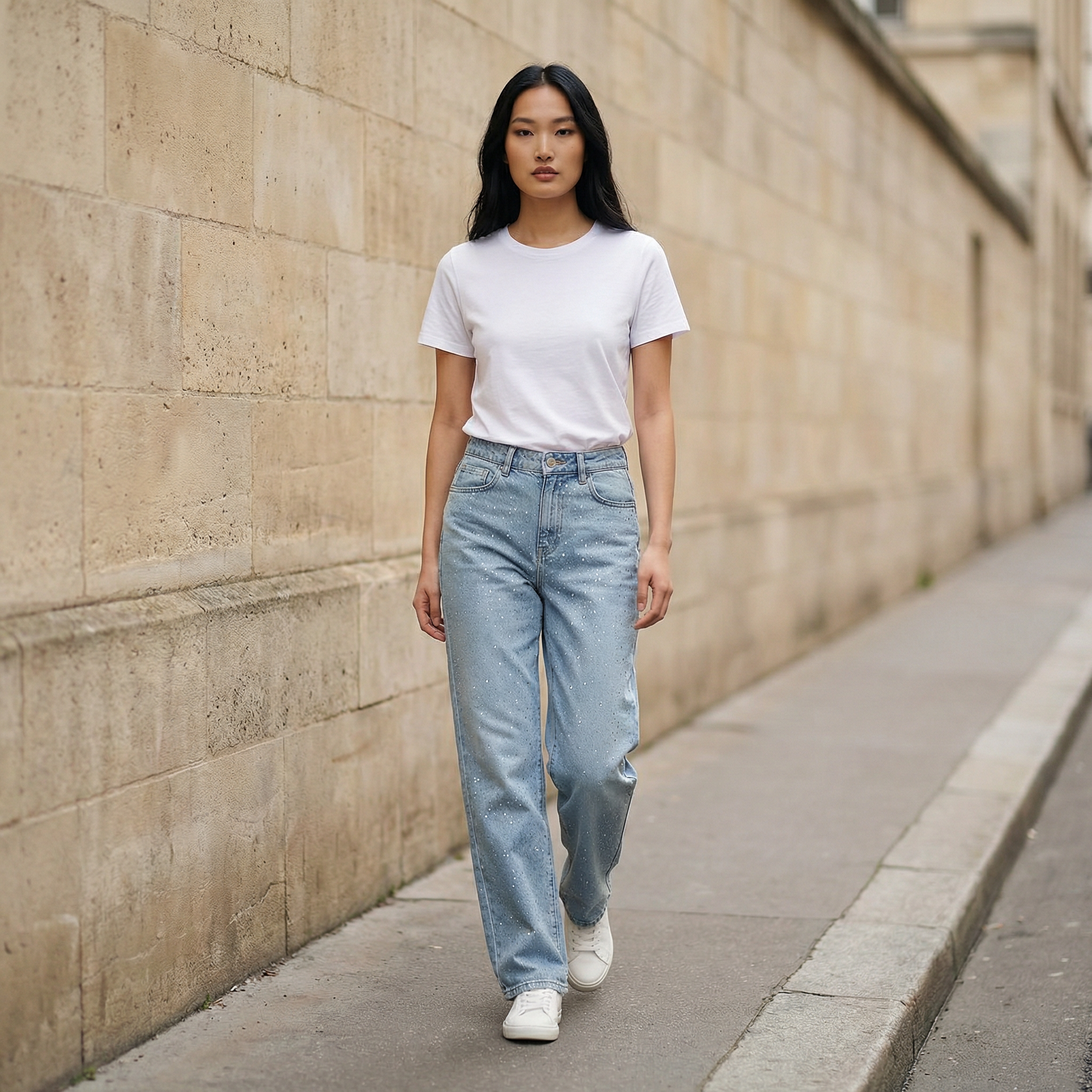 Women’s Full-Length Jeans – Straight Leg Style