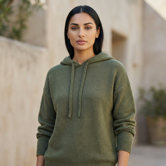Women’s Hooded Sweater – Pullover Style