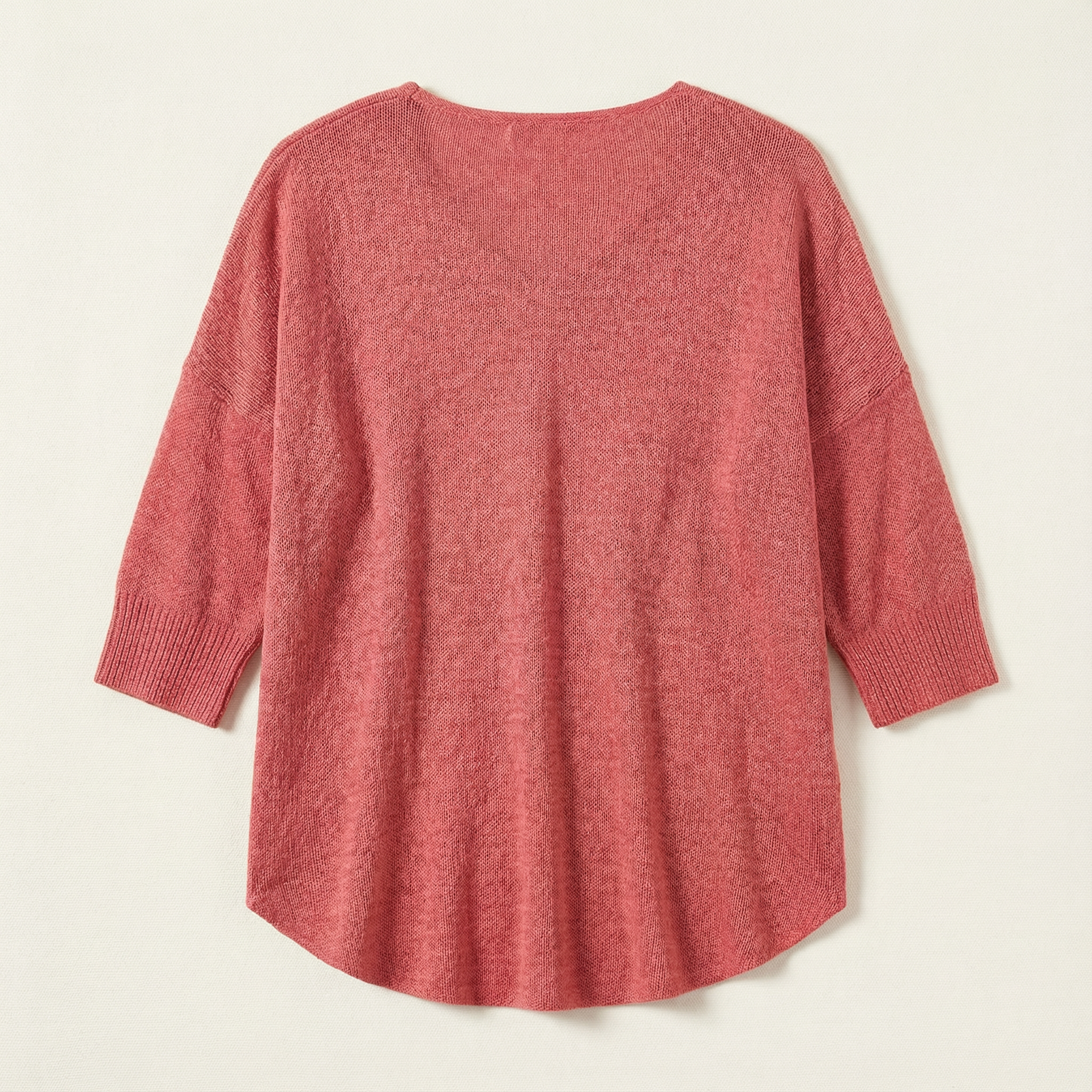 Women’s Knit Blouse – Relaxed V-Neck Shirt