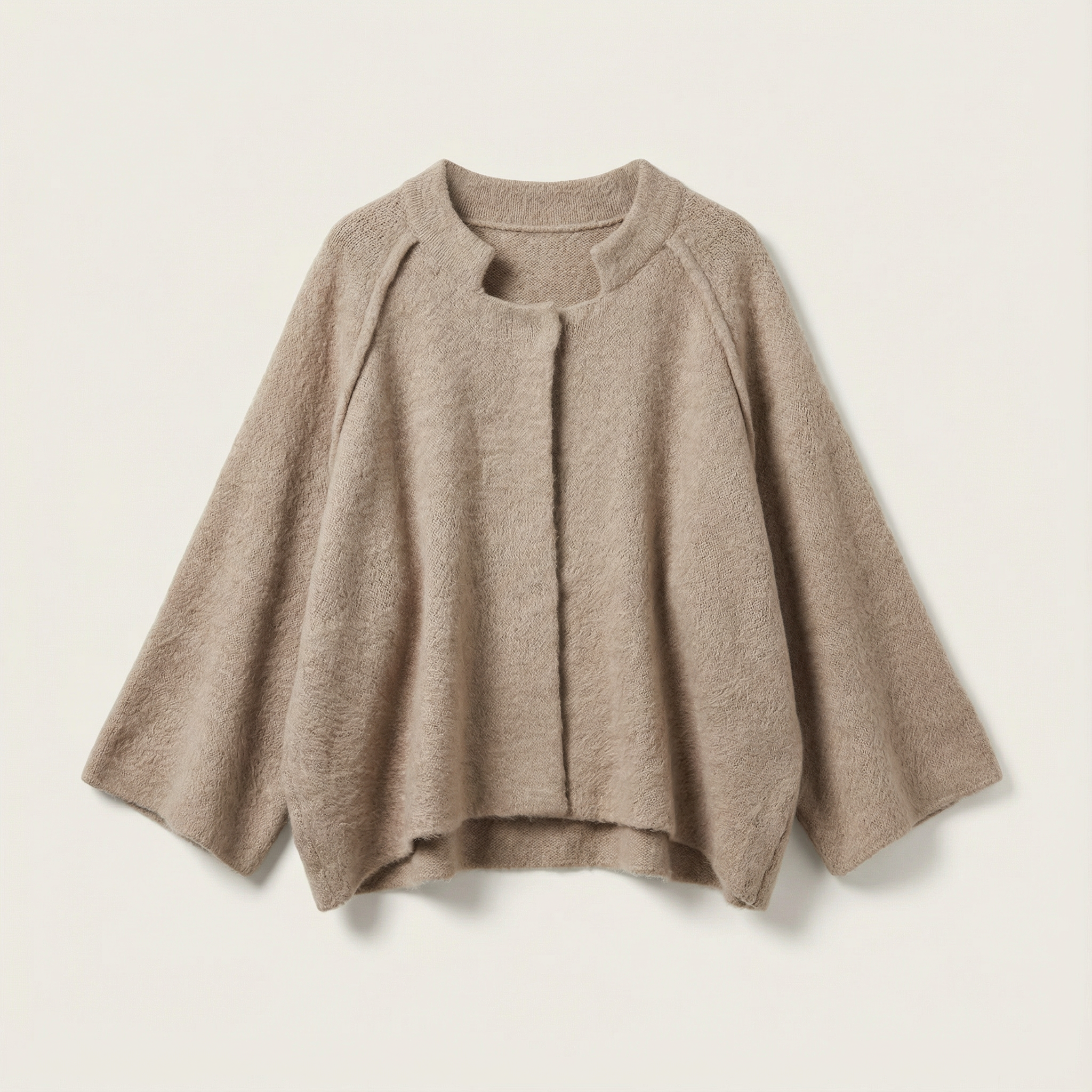 Women’s Knit Top – Draped Relaxed Fit Design