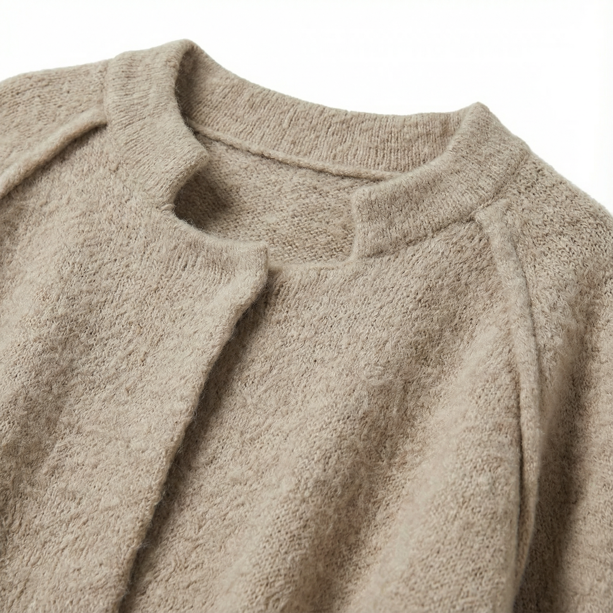 Women’s Knit Top – Draped Relaxed Fit Design