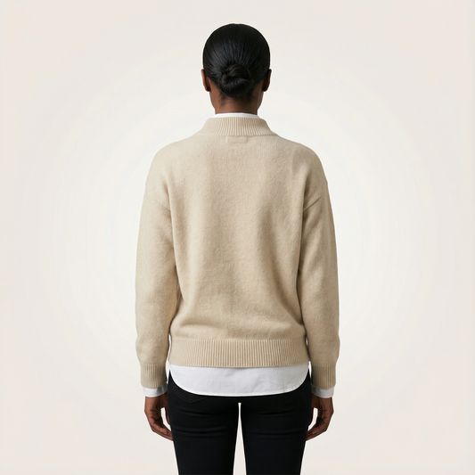 Women’s Long-Sleeve Sweater – Crew Neck