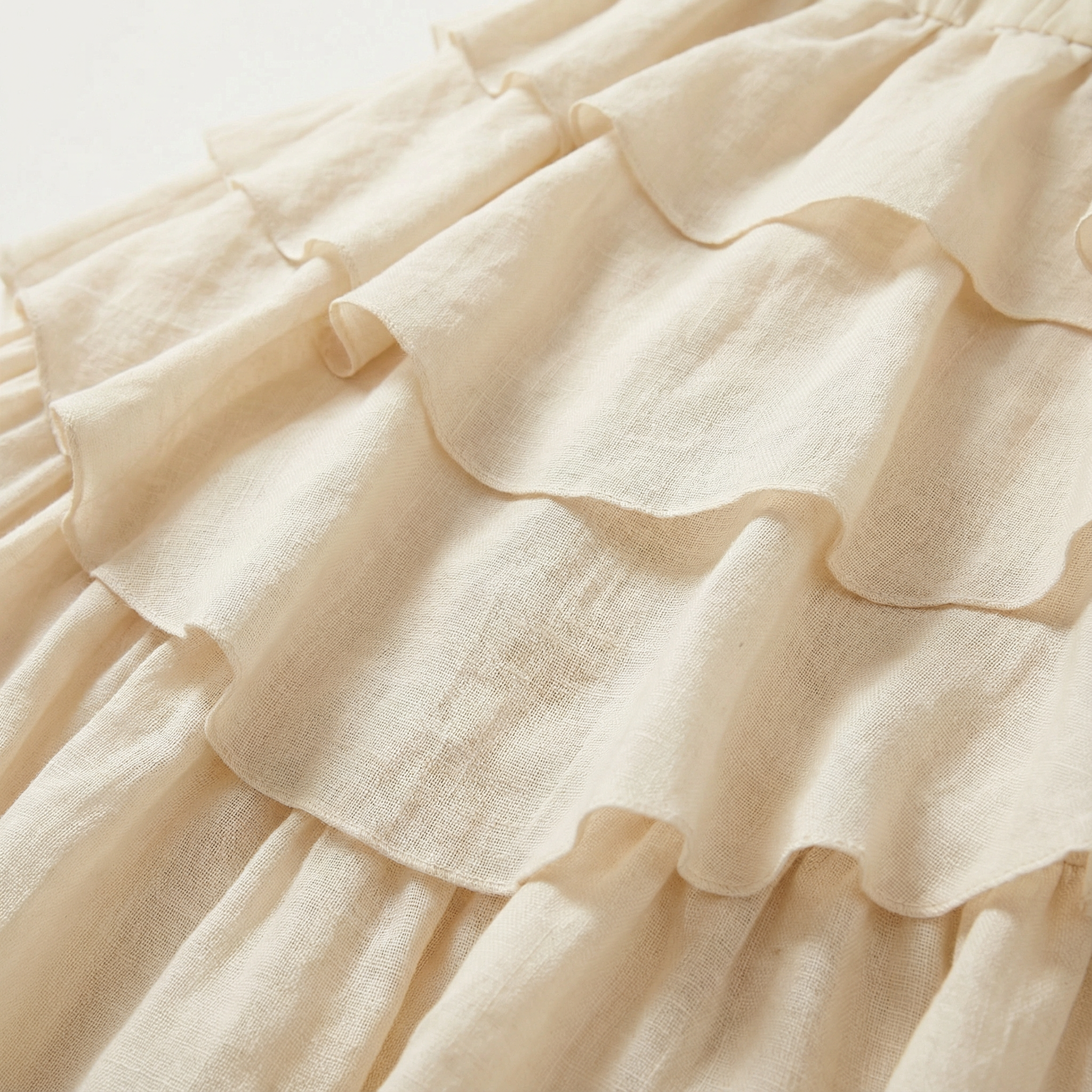 Women’s Long Dress – Ruffle Layered Design