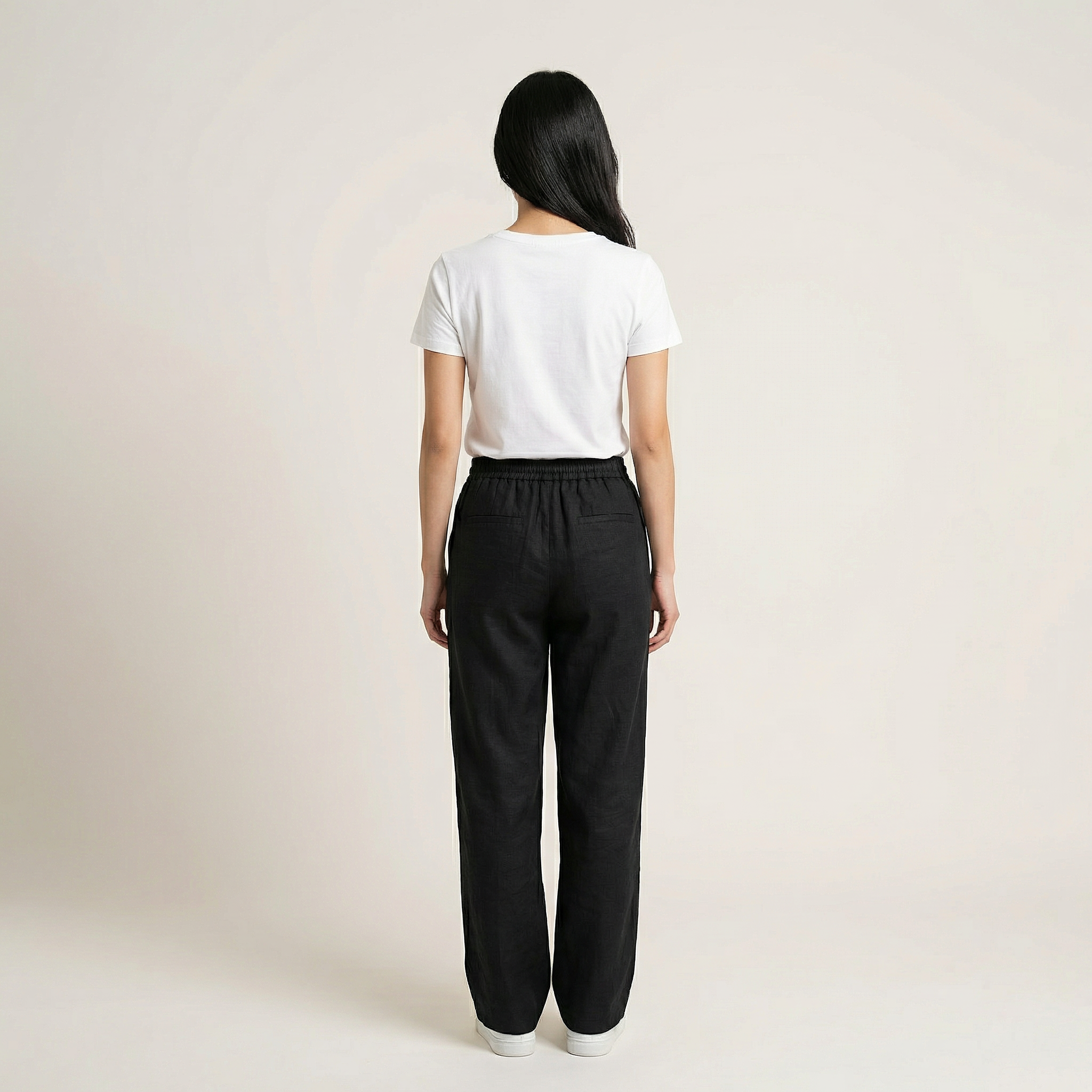 Women’s Lounge Pants – Elastic Waist Drawstring Trousers