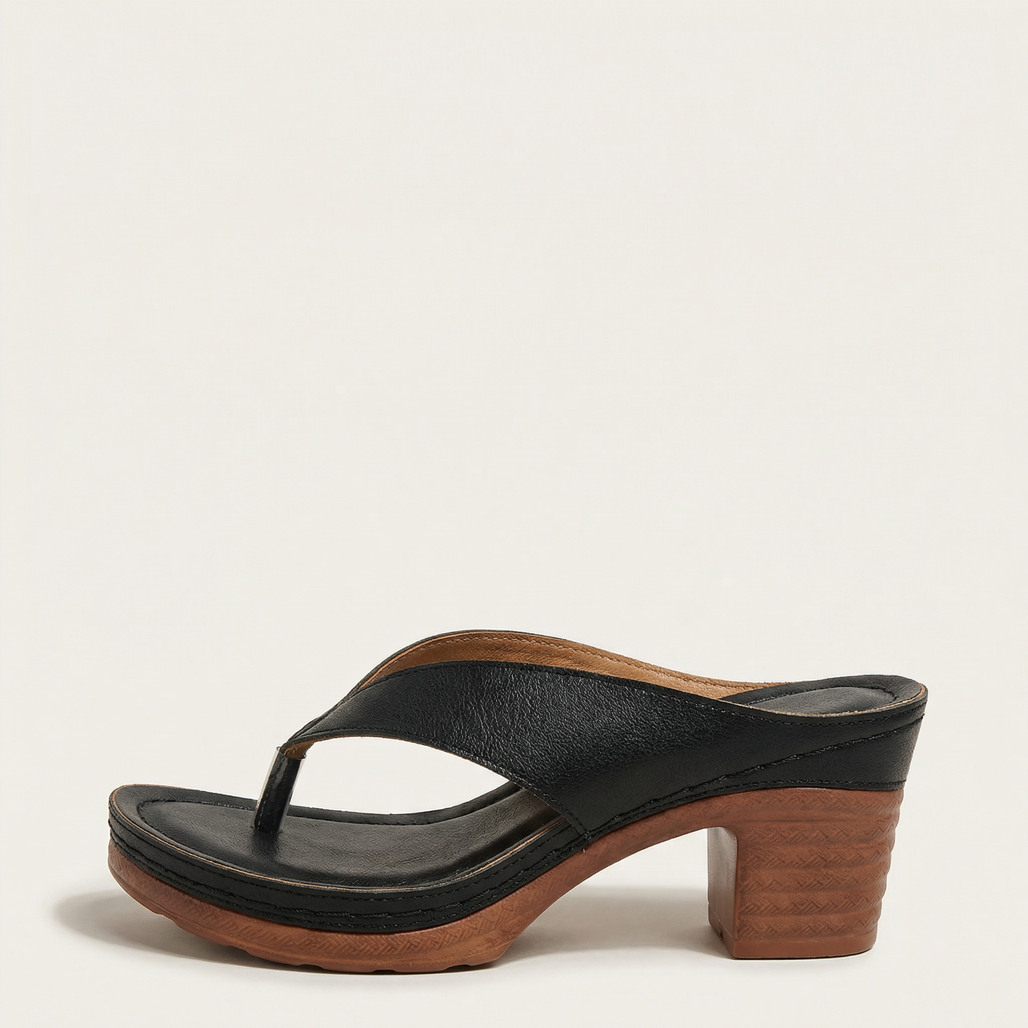 Women’s Low Heel Sandals – Slip-On Style