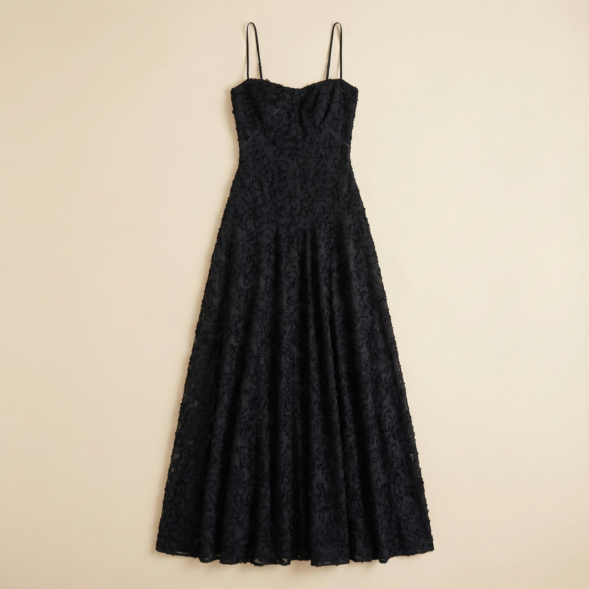 Women’s Maxi Dress – Slim Fit with Spaghetti Straps
