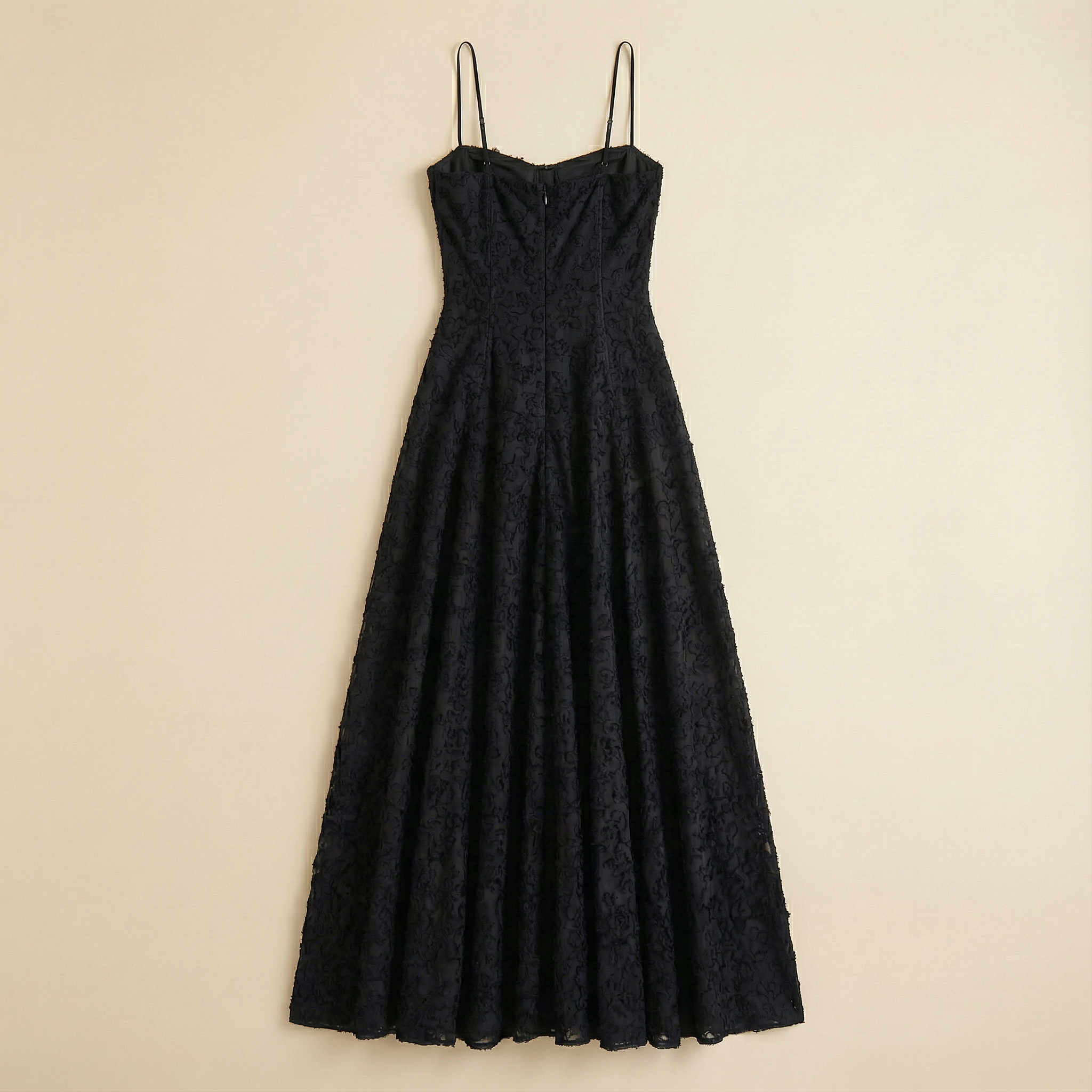 Women’s Maxi Dress – Slim Fit with Spaghetti Straps