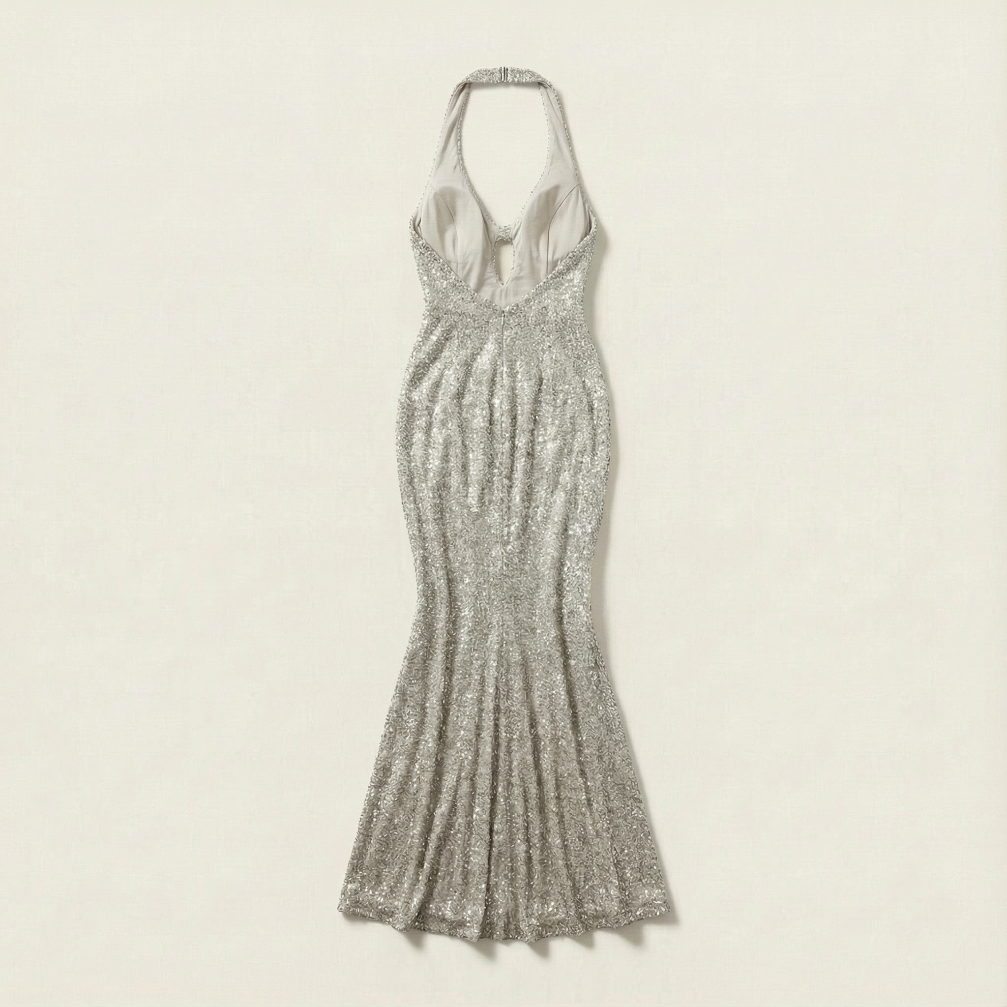 Women’s Sleeveless Maxi Dress – Cut-Out Design