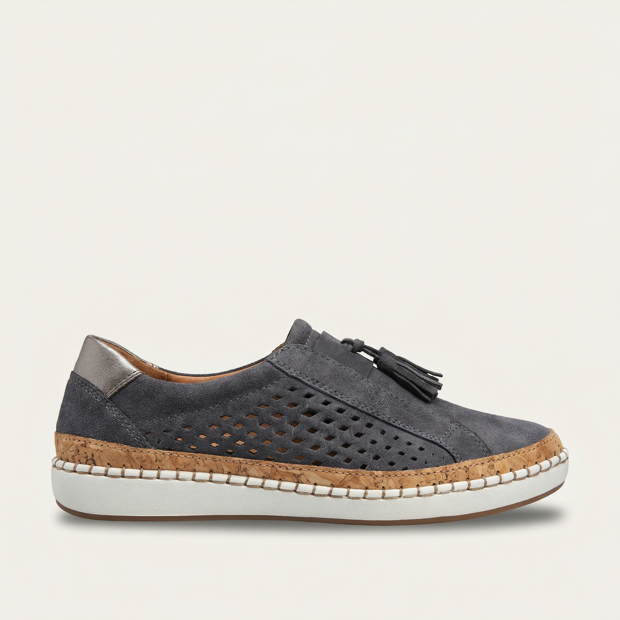 Women’s Slip-On Shoes – Perforated Upper Design