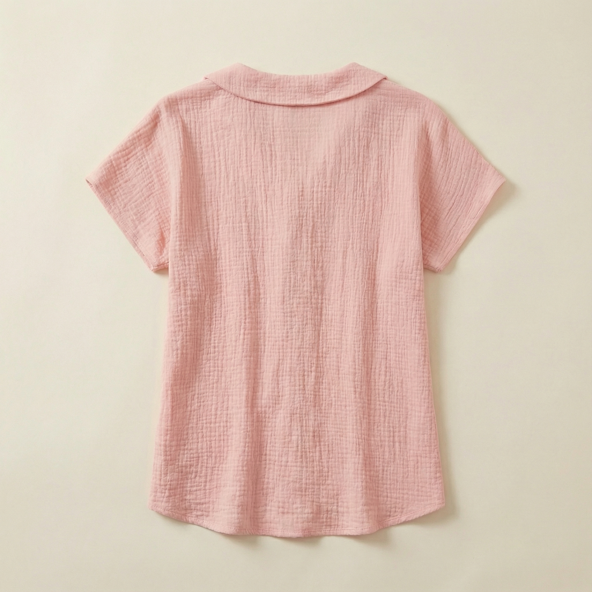 Women’s Top – Short Sleeve Button-Up Design