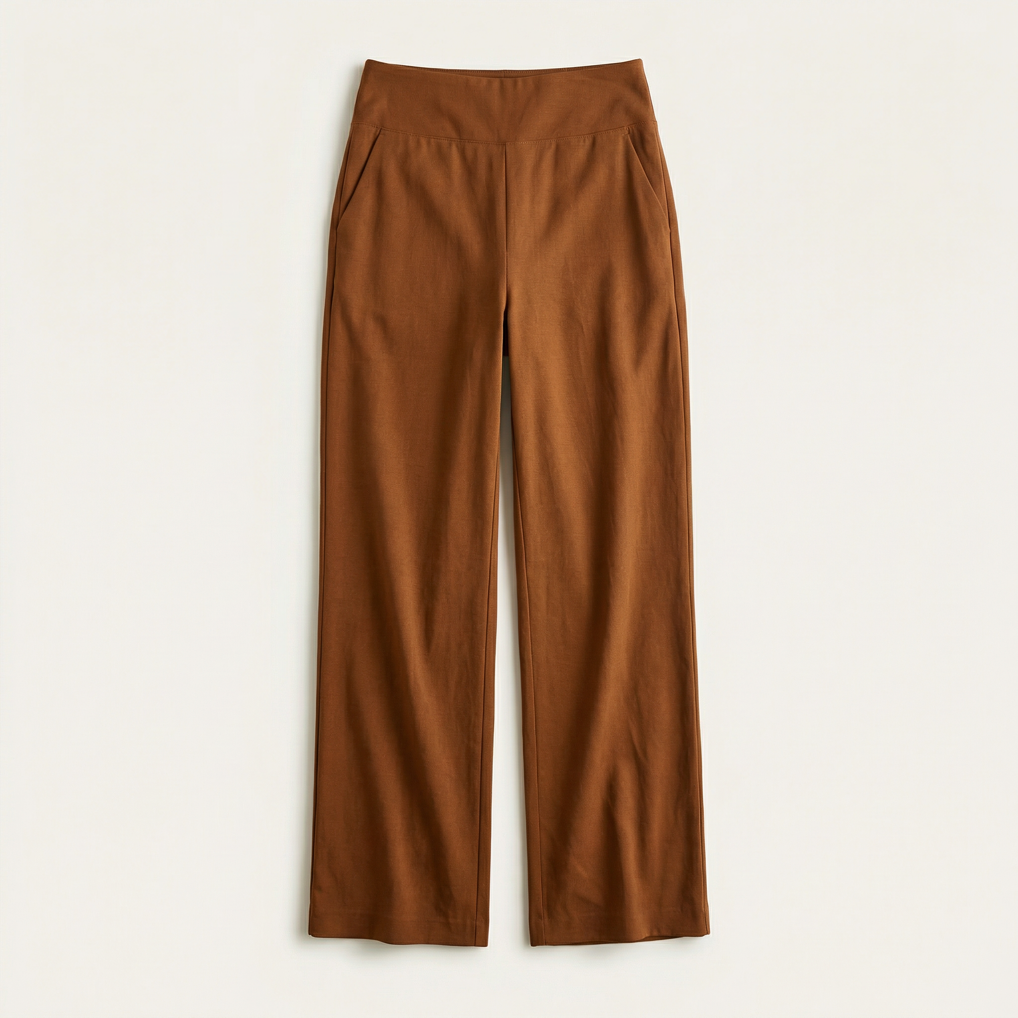 Women’s Wide-Leg Pants – High-Waist Straight Leg Design