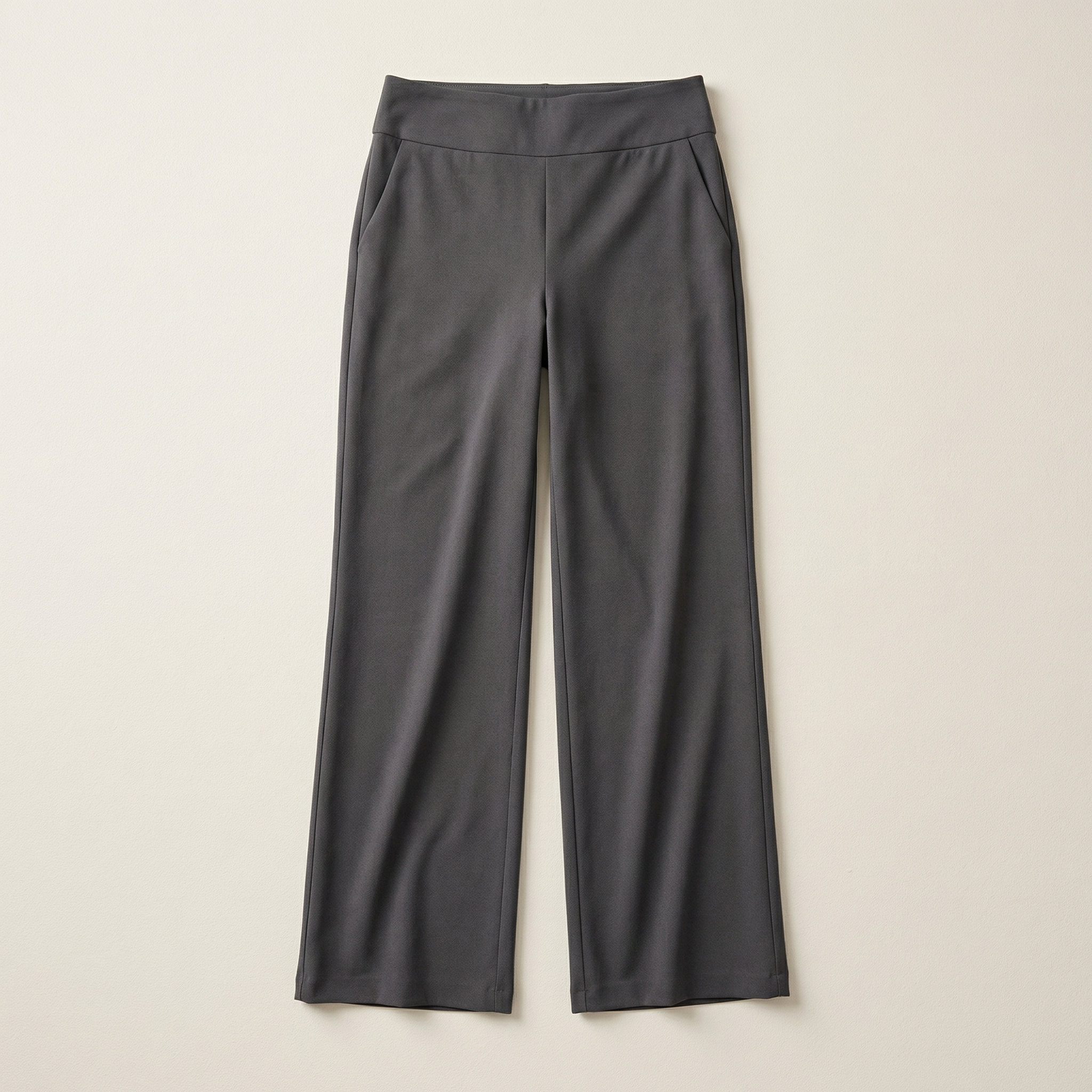 Women’s Wide-Leg Pants – High-Waist Straight Leg Design
