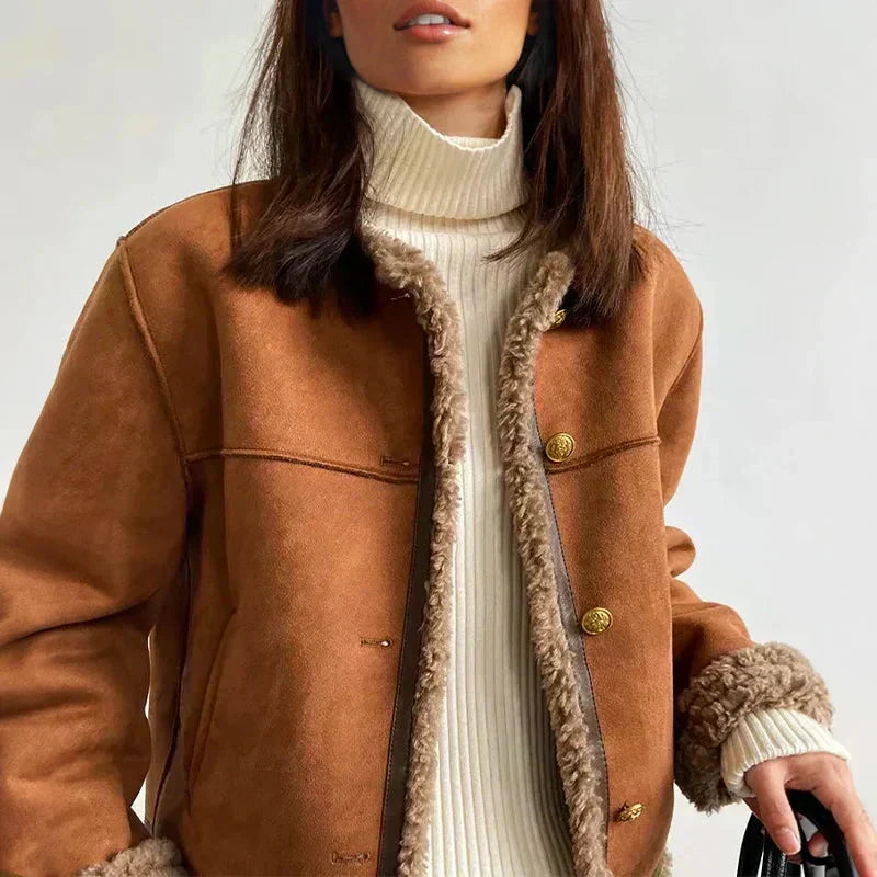 Adelina | Luxurious Leather Jacket