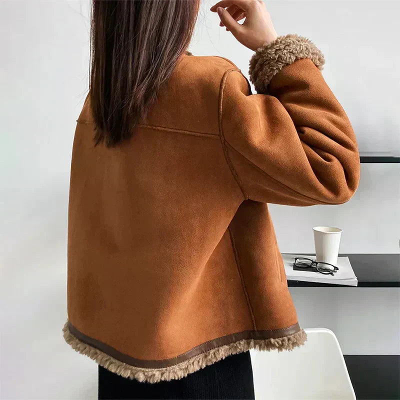 Adelina | Luxurious Leather Jacket