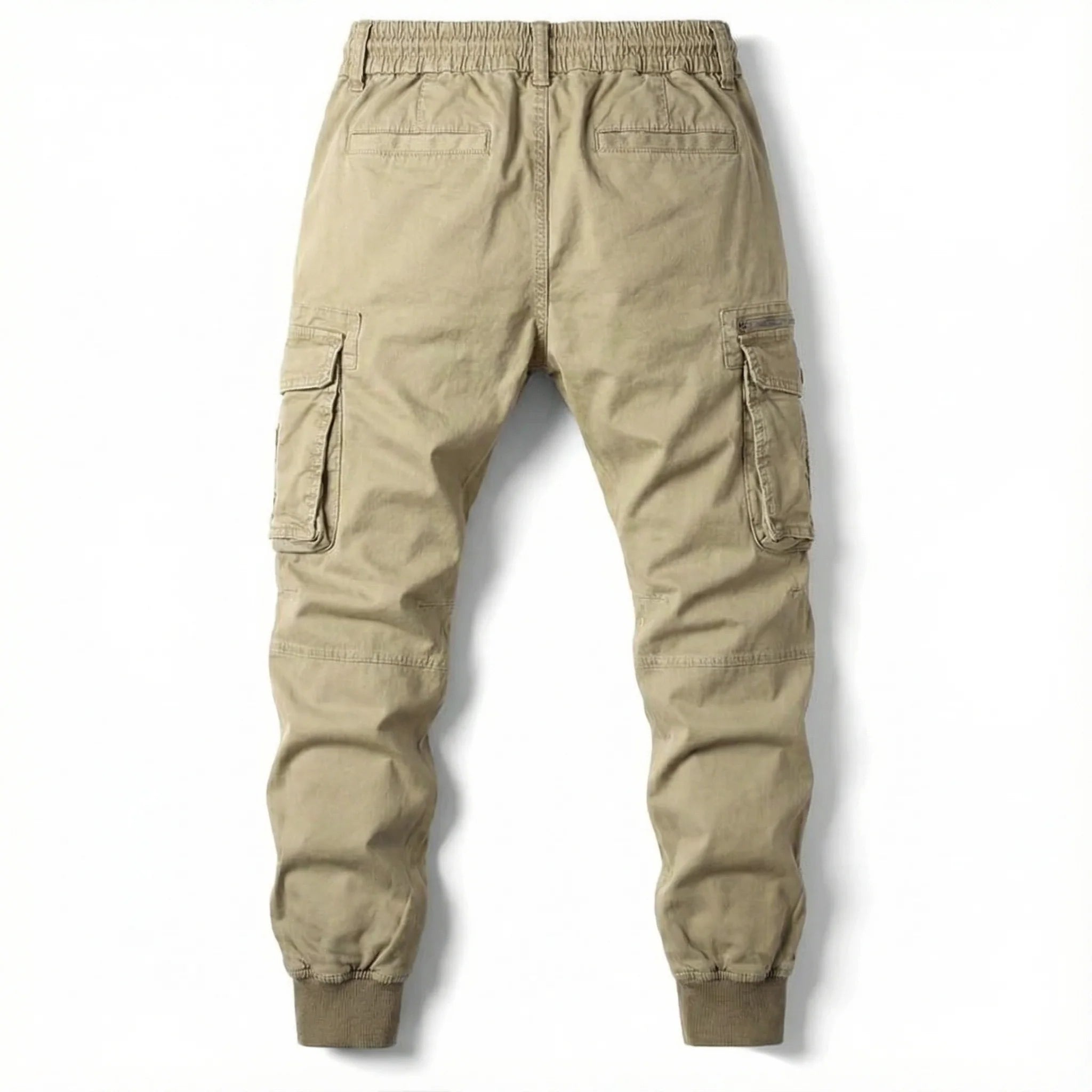 Men’s Cargo Jogger Pants – Cuffed Ankles, Multiple Pockets
