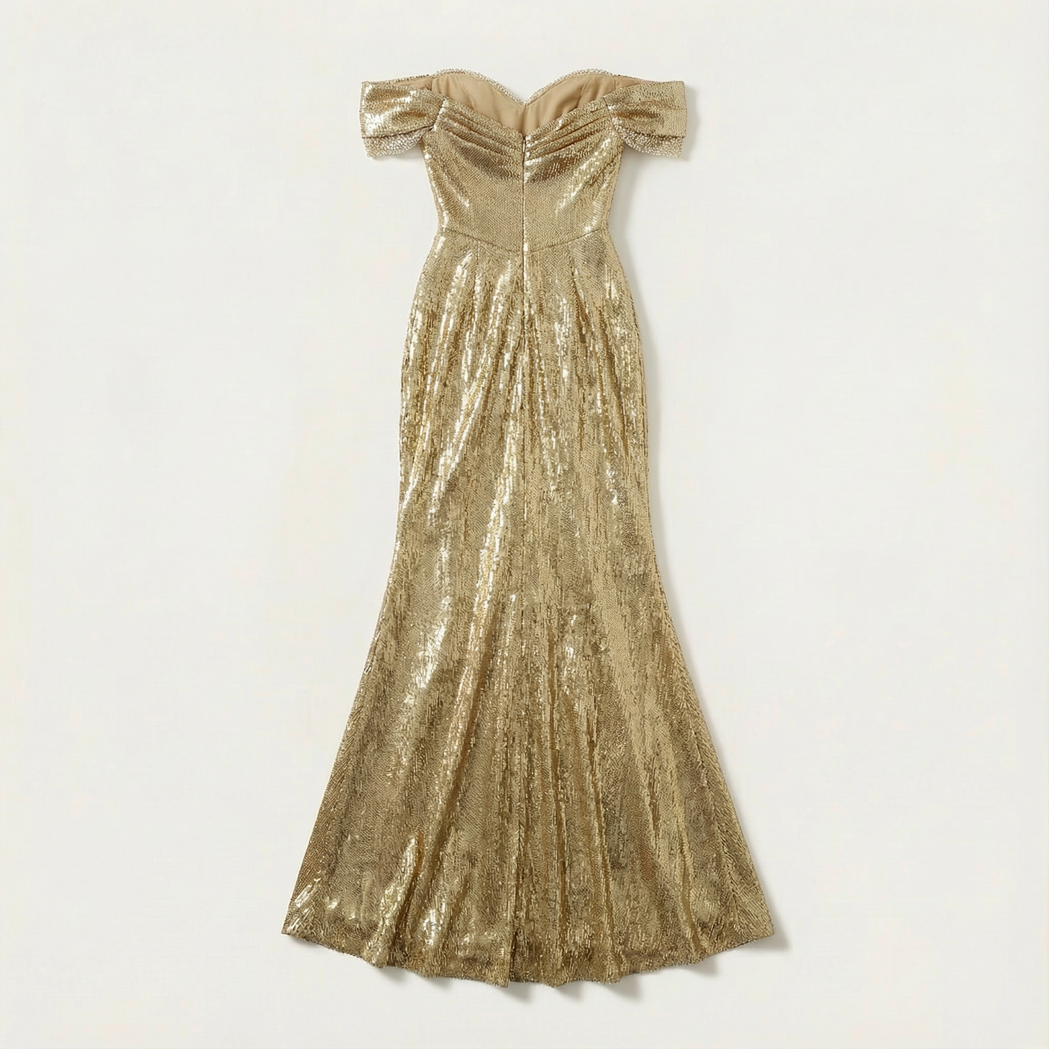 Women’s Elegant Party Dress – Off-Shoulder and Ruched Style