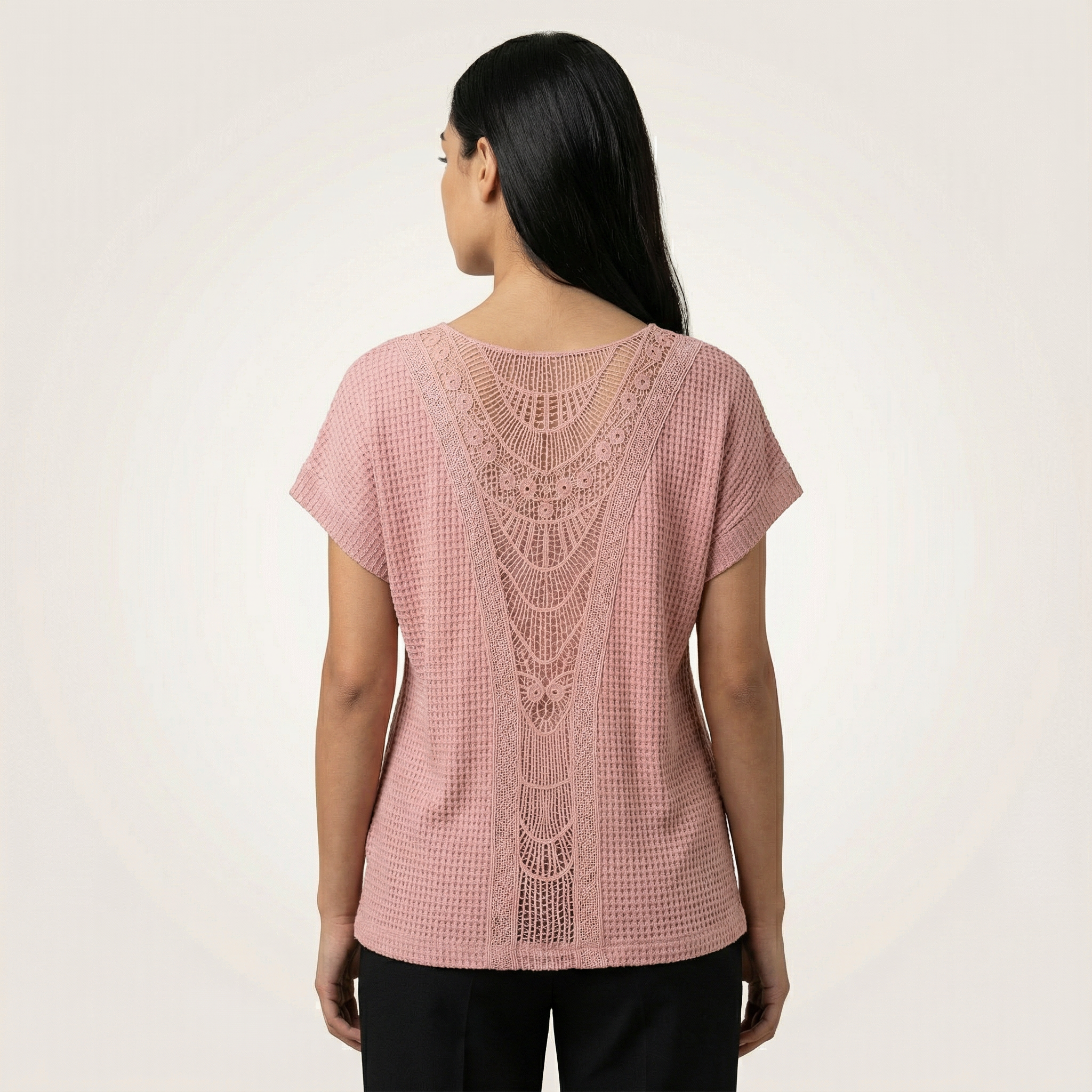 Women’s Top – Floral Button-Up Short Sleeve Design