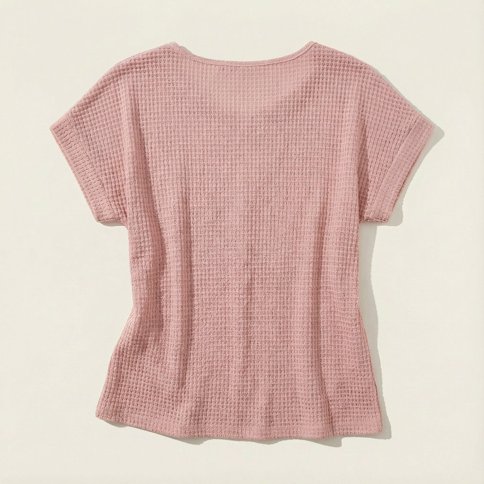 Women’s Top – Floral Button-Up Short Sleeve Design