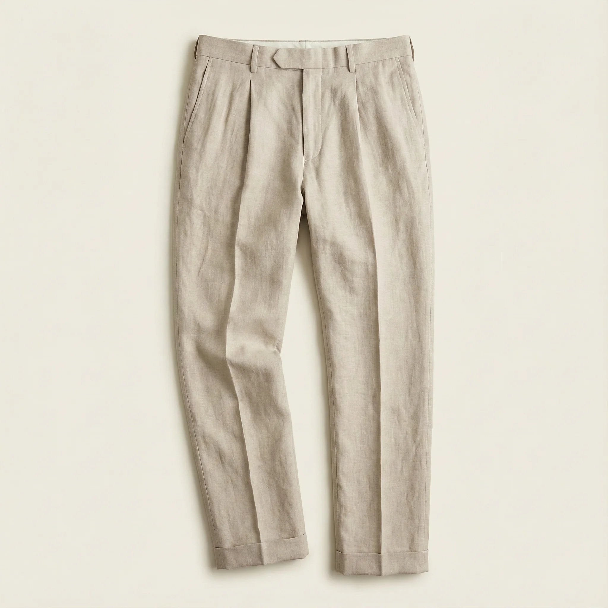Men’s Relaxed-Fit Trousers – Straight Leg, Full-Length Design