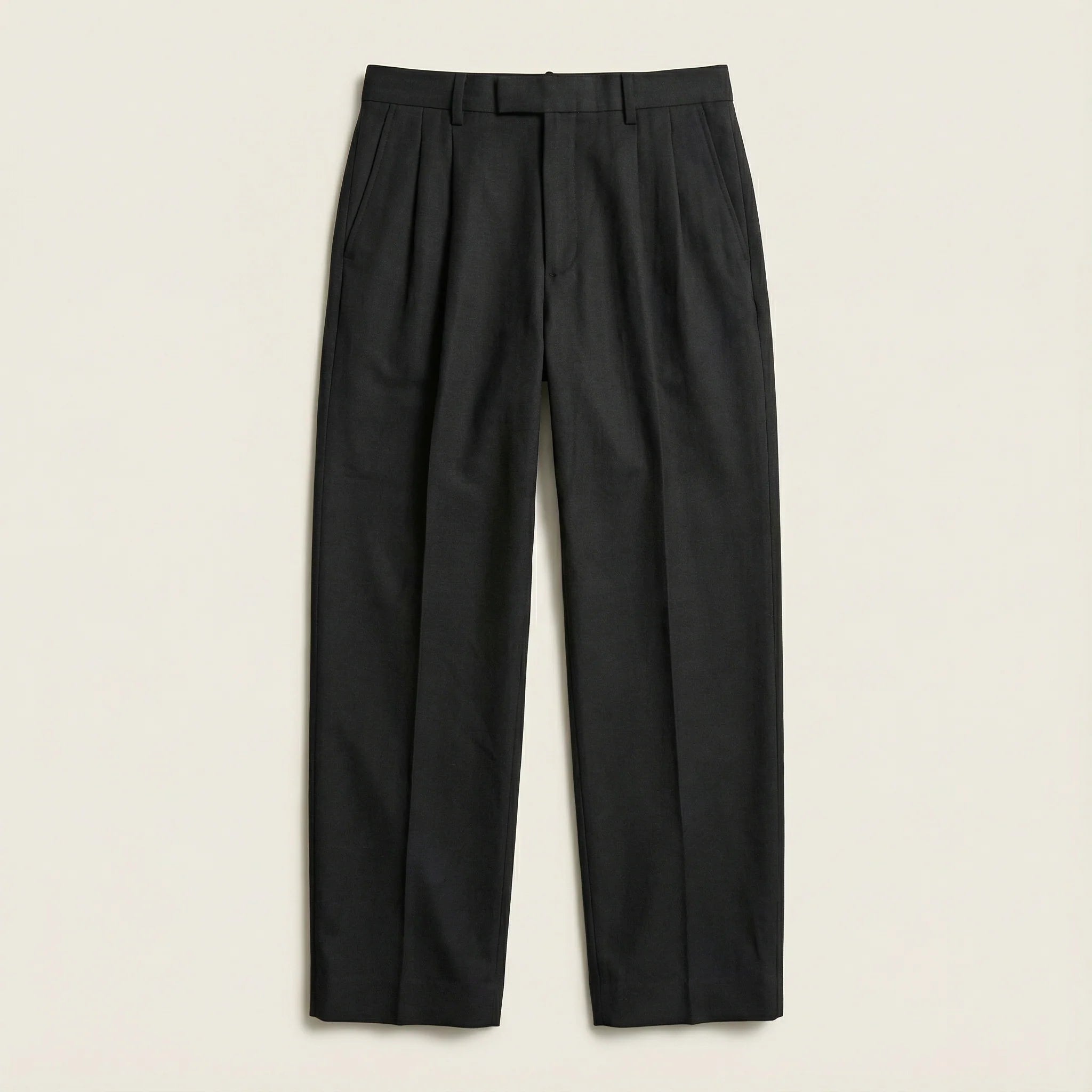 Men’s Relaxed-Fit Trousers – Straight Leg, Full-Length Design