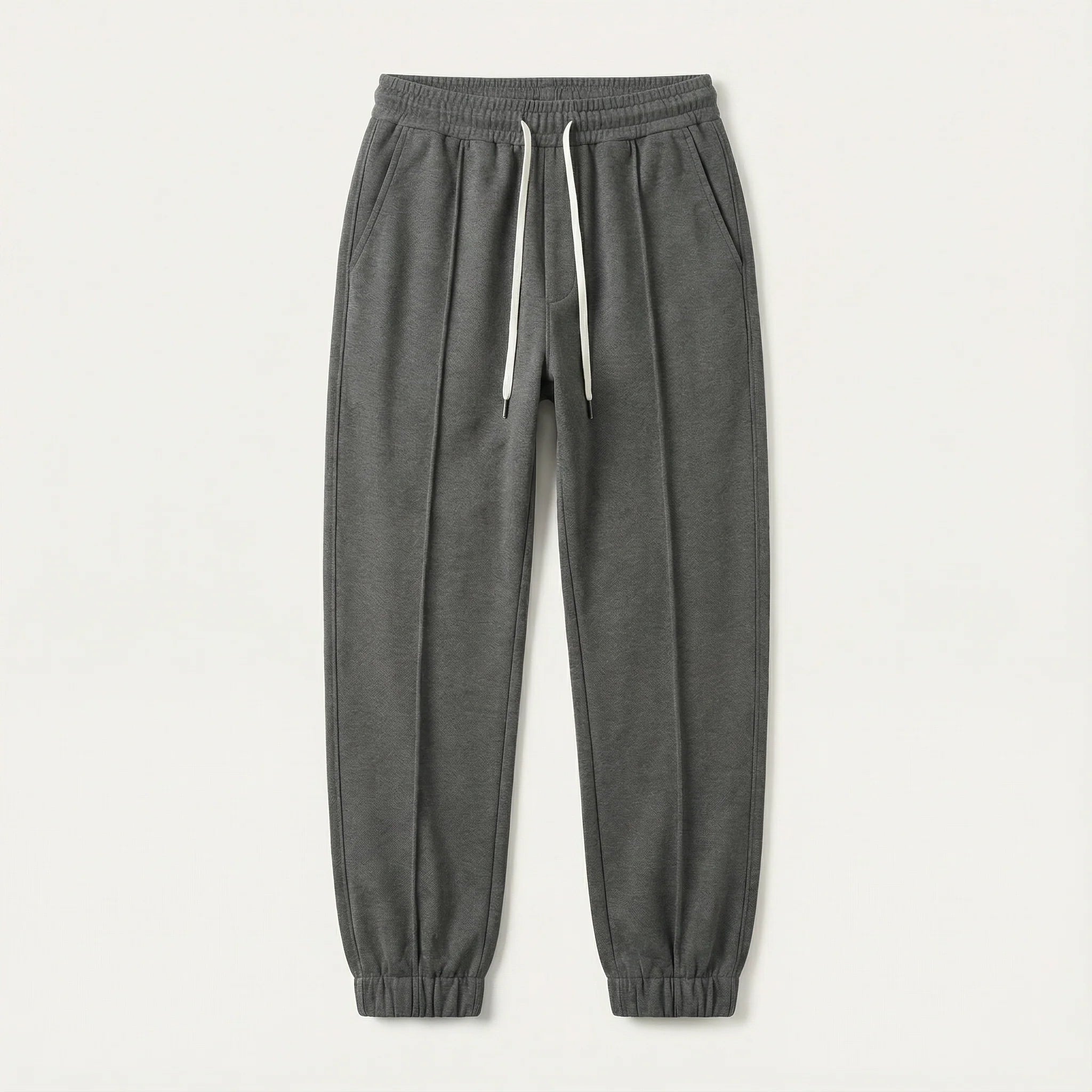 Men’s Jogger Pants – Elastic Waist, Tapered Leg