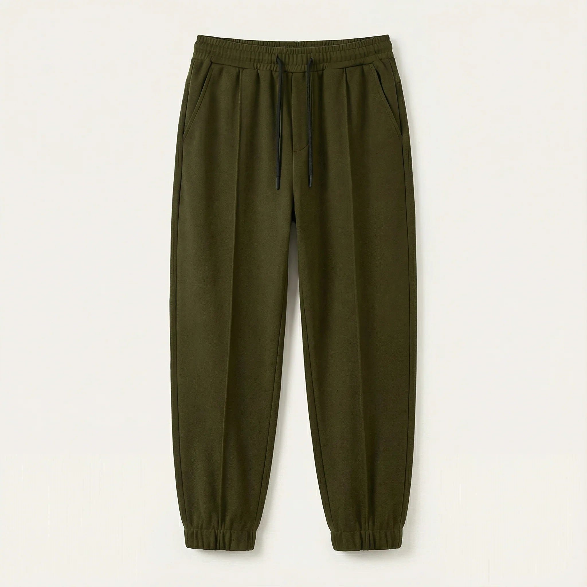 Men’s Jogger Pants – Elastic Waist, Tapered Leg
