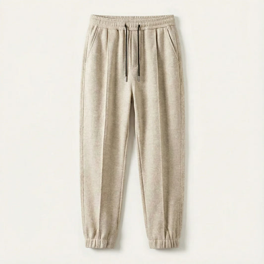 Men’s Jogger Pants – Elastic Waist, Tapered Leg