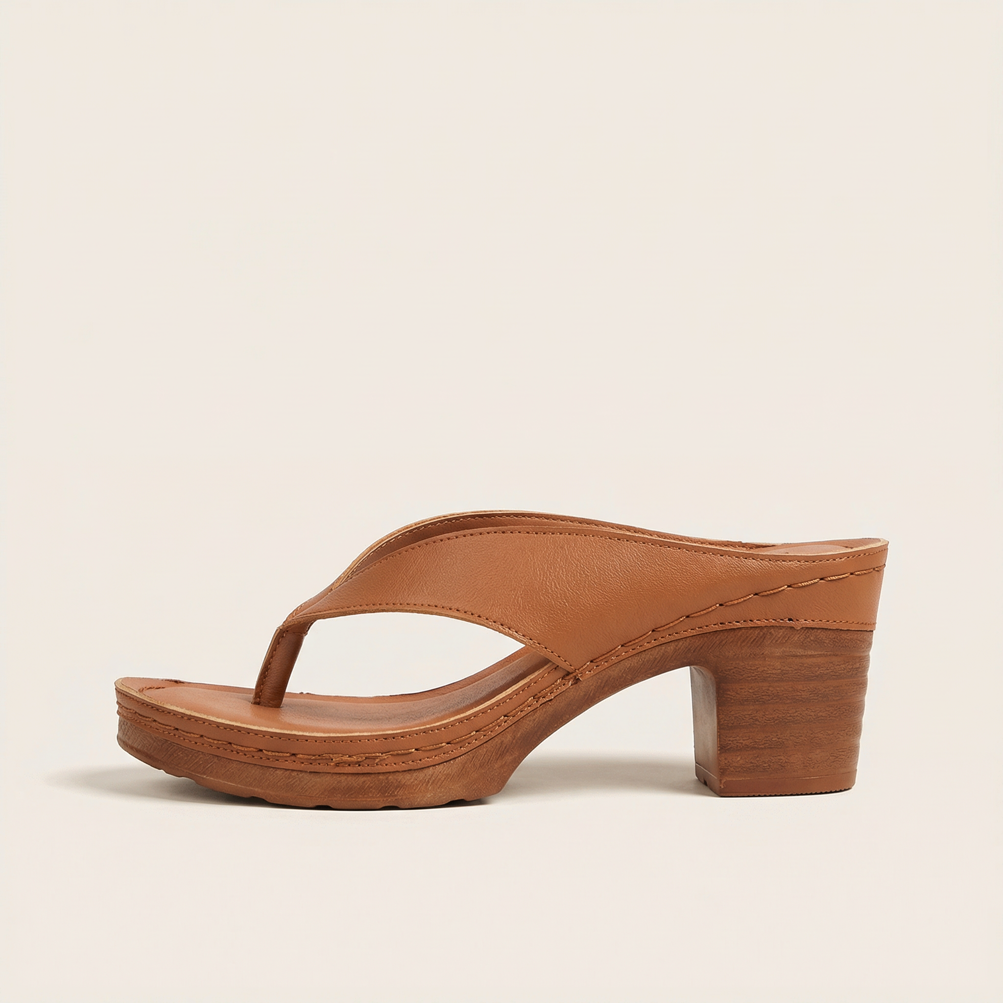 Women’s Low Heel Sandals – Slip-On Style