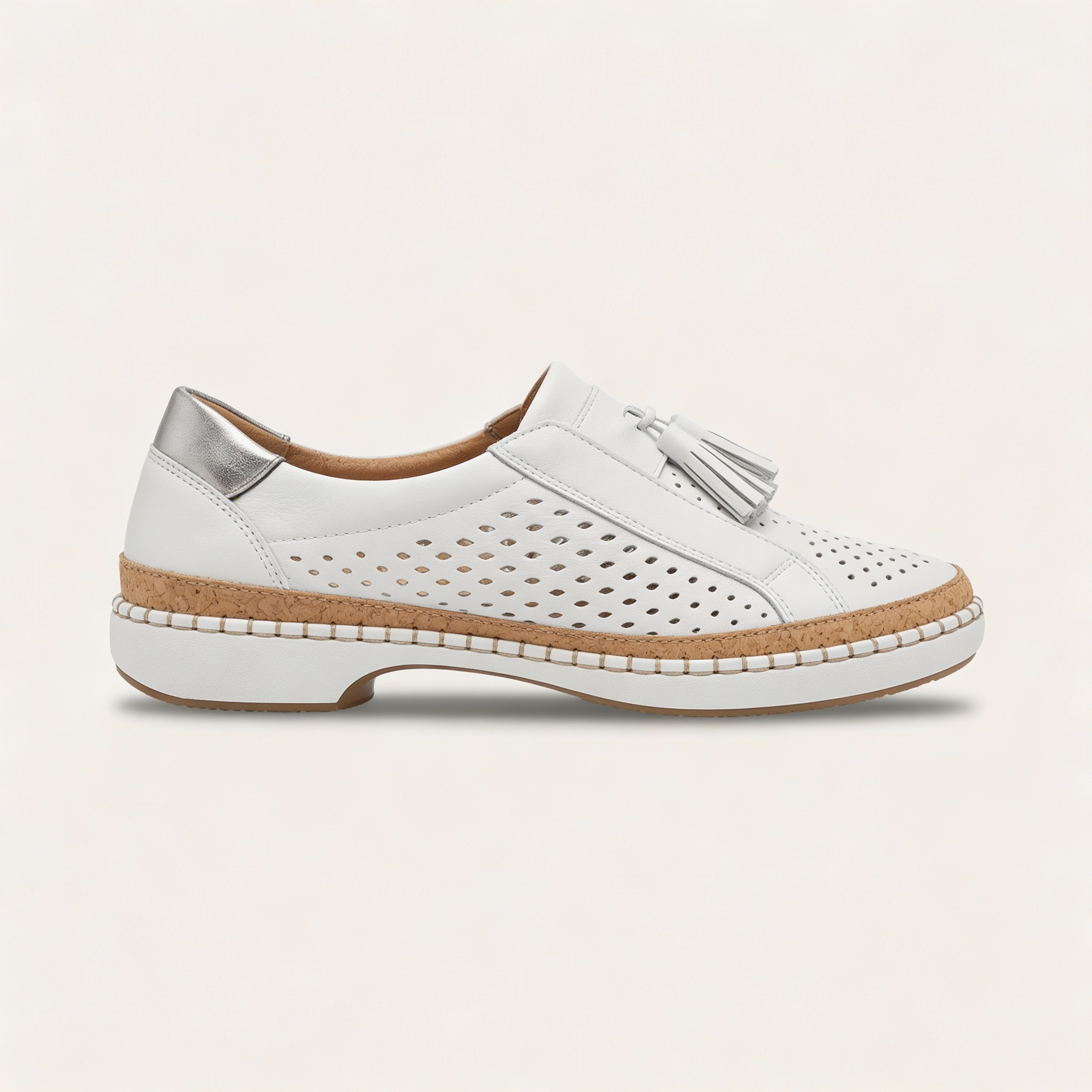 Women’s Slip-On Shoes – Perforated Upper Design