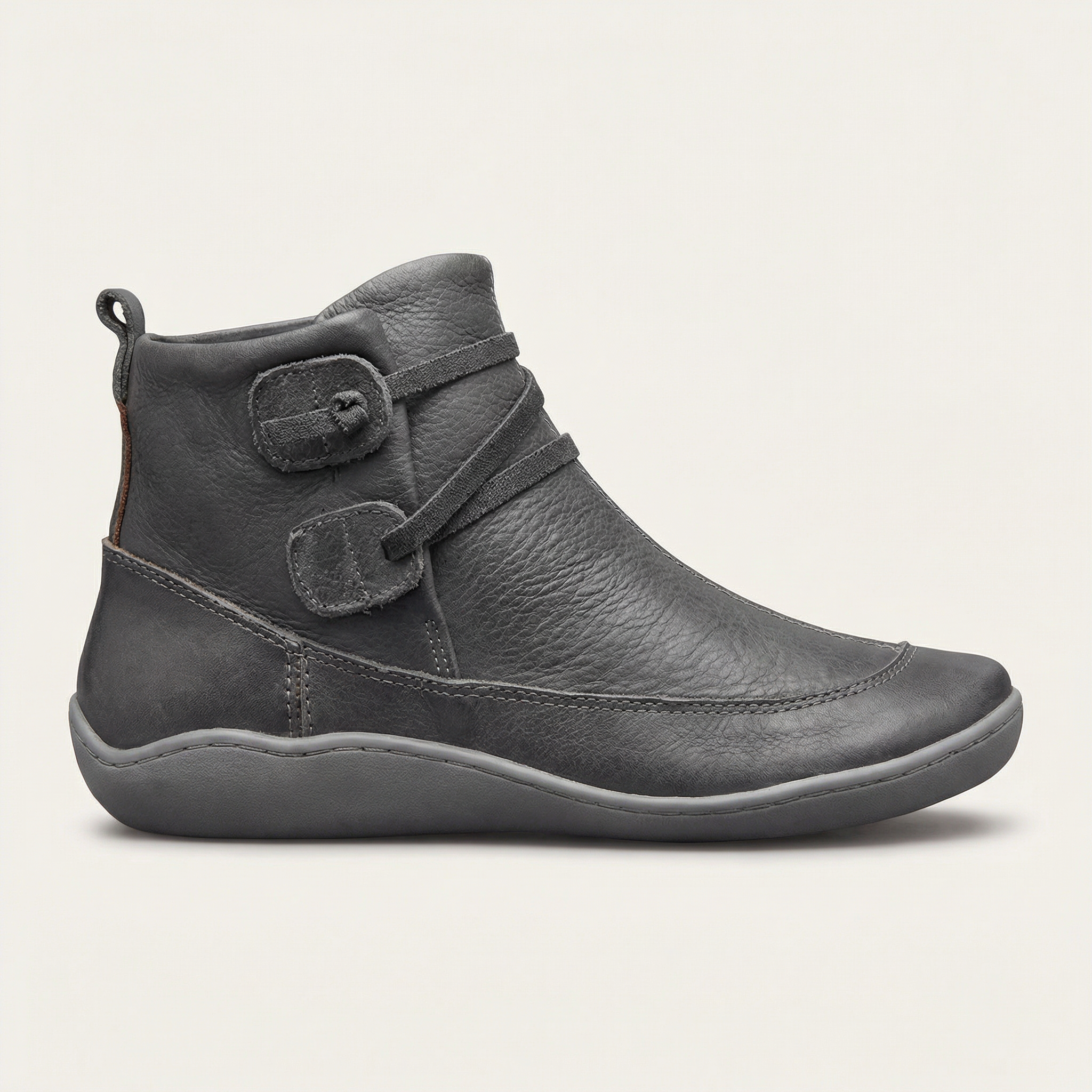 Women’s Ankle Boots – Hook and Strap Closure