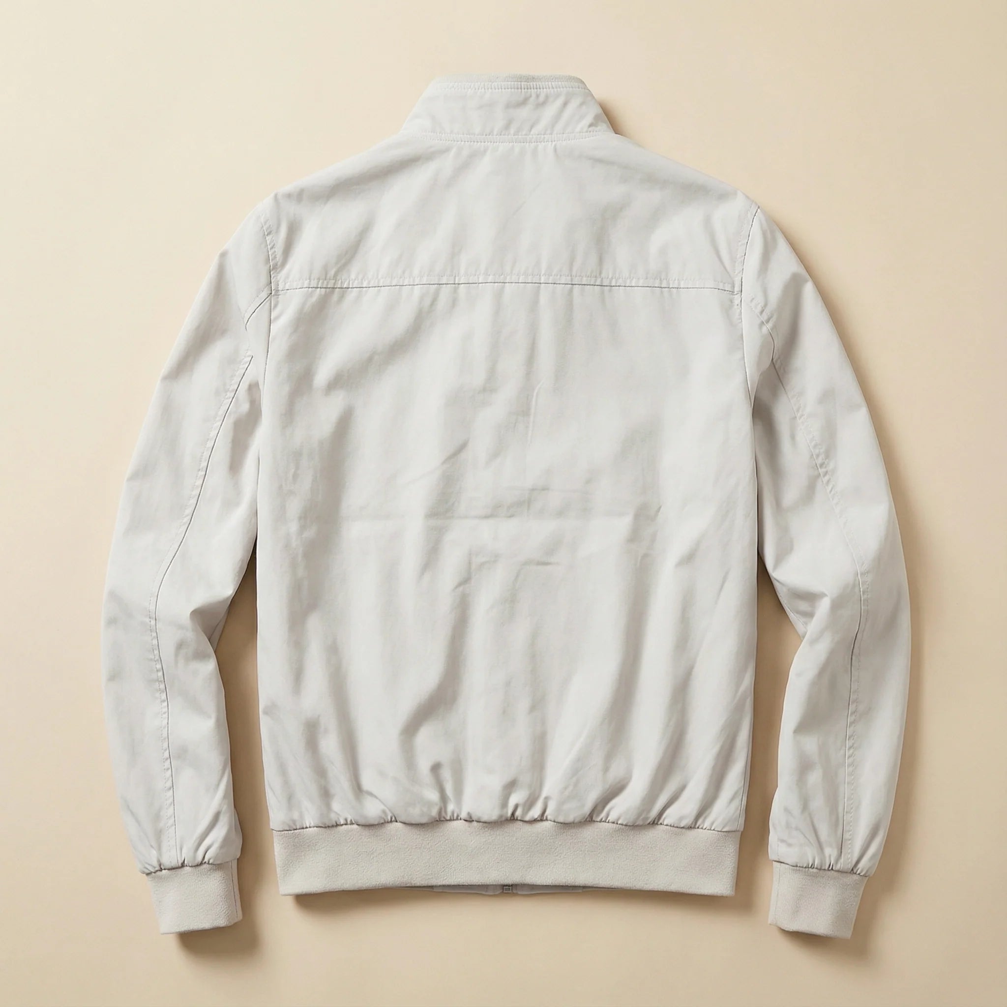Men’s Zip-Front Jacket – Stand Collar